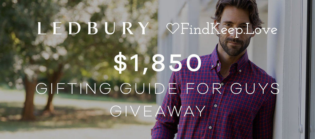 Enter To Win: $1,850 Gifting Guide for Guys Giveaway