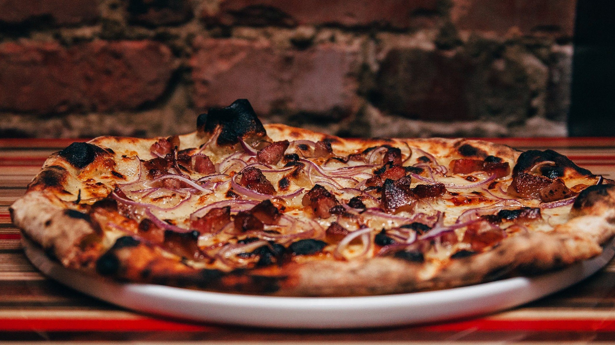 Tallegio, Onion, Guanciale Pizza from Pizza Tonight