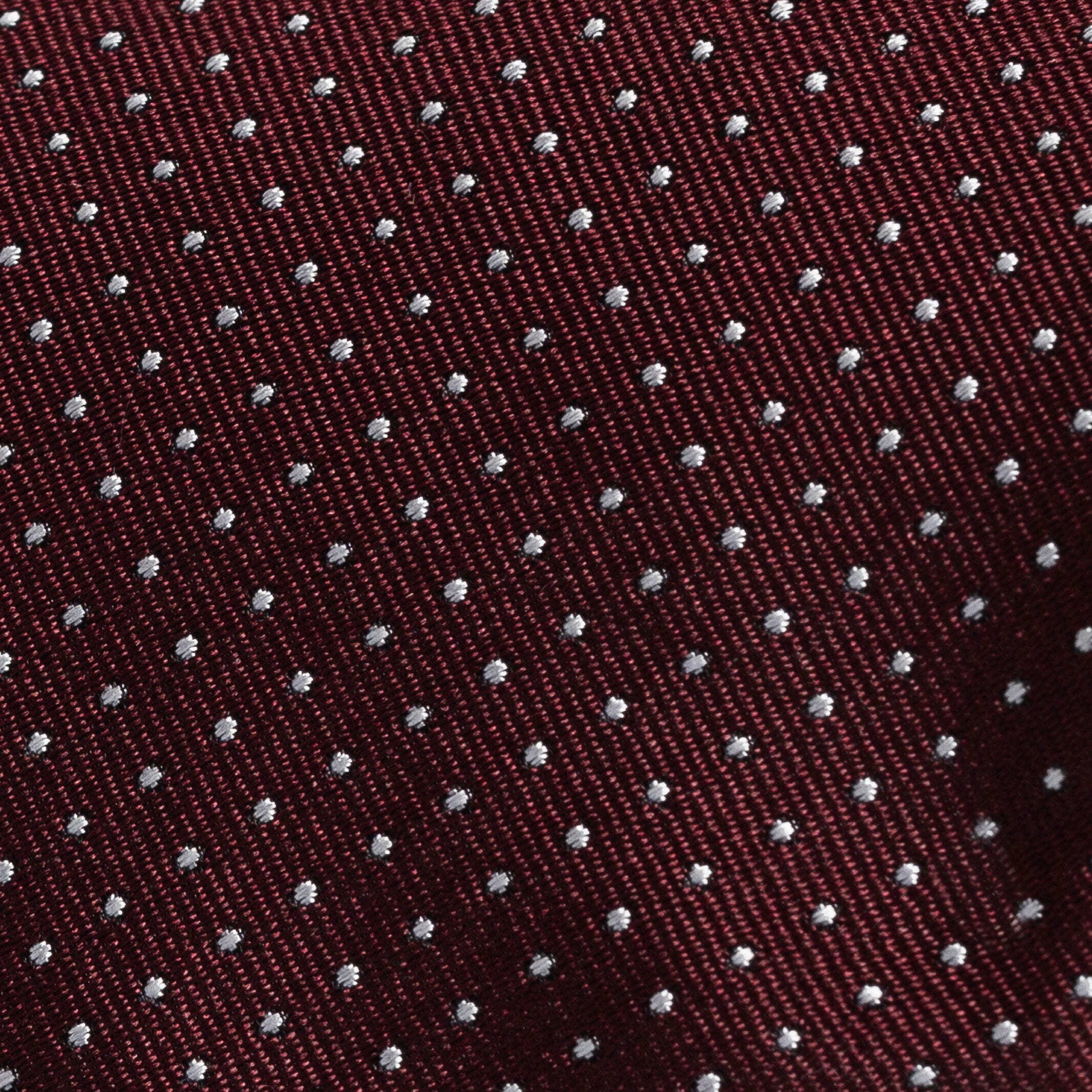 The Maroon Basso Silk Tie Tie- Ledbury