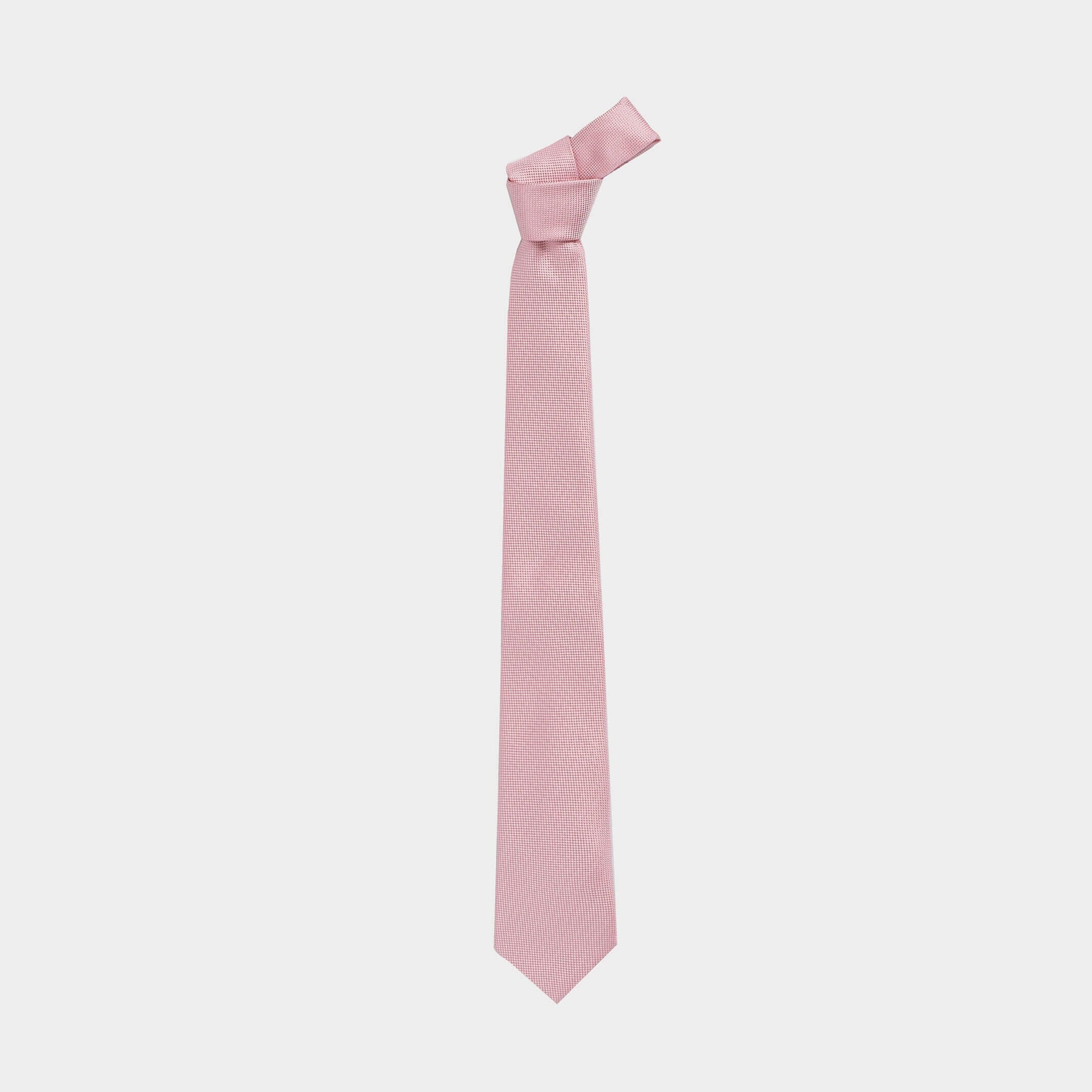 The Pink Barone Silk Tie Tie- Ledbury