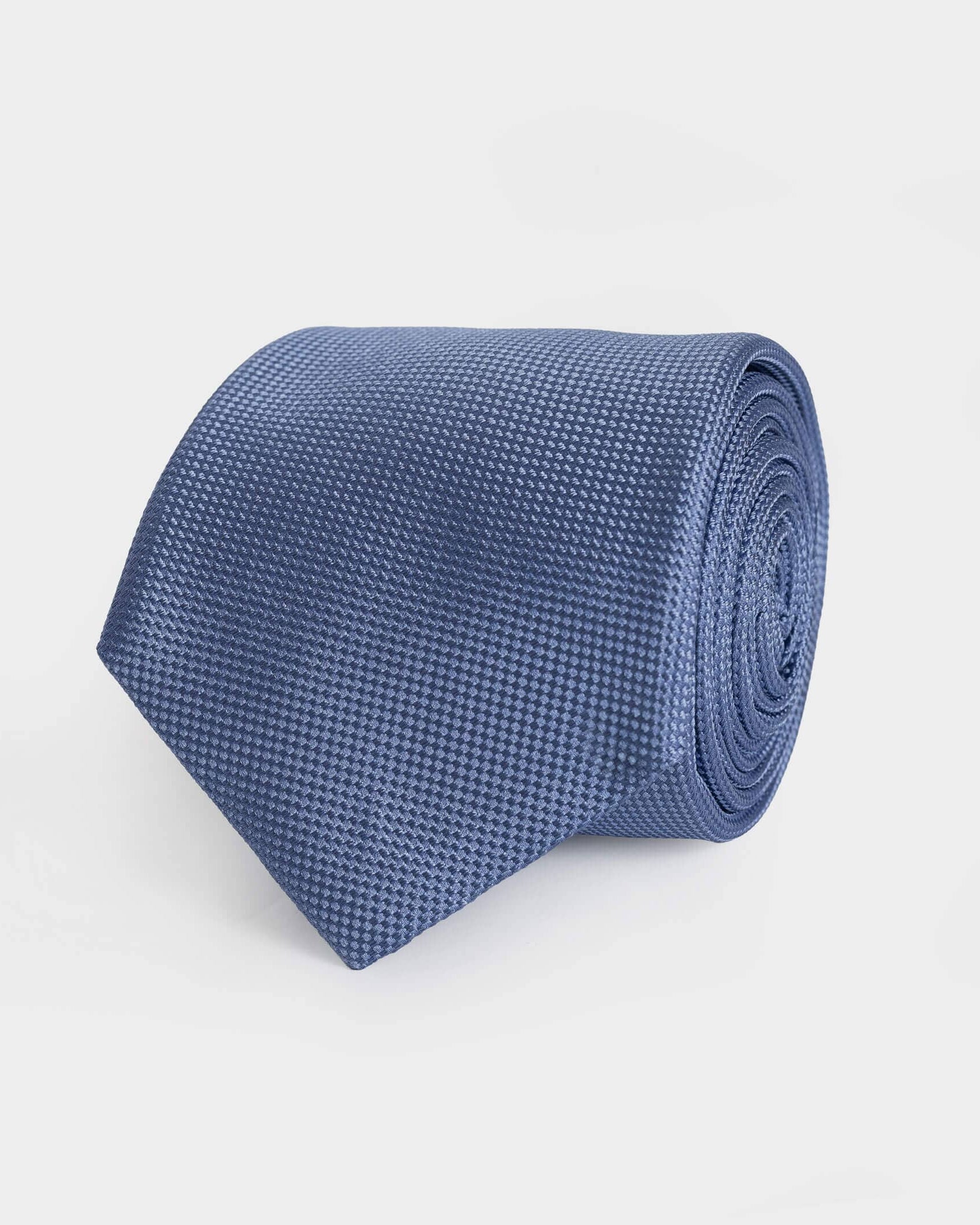 The Light Blue Barone Silk Tie Tie- Ledbury