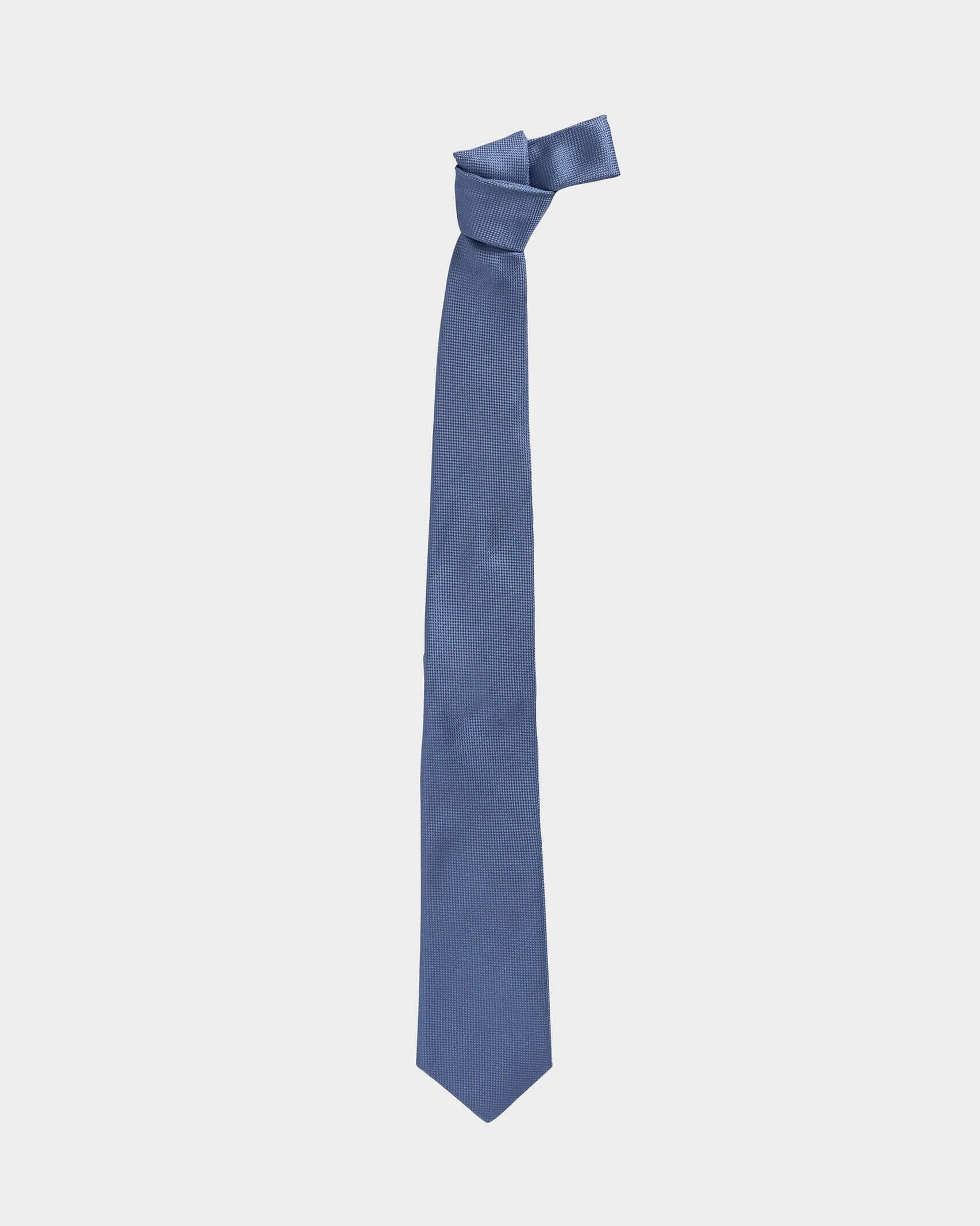 The Light Blue Barone Silk Tie Tie- Ledbury