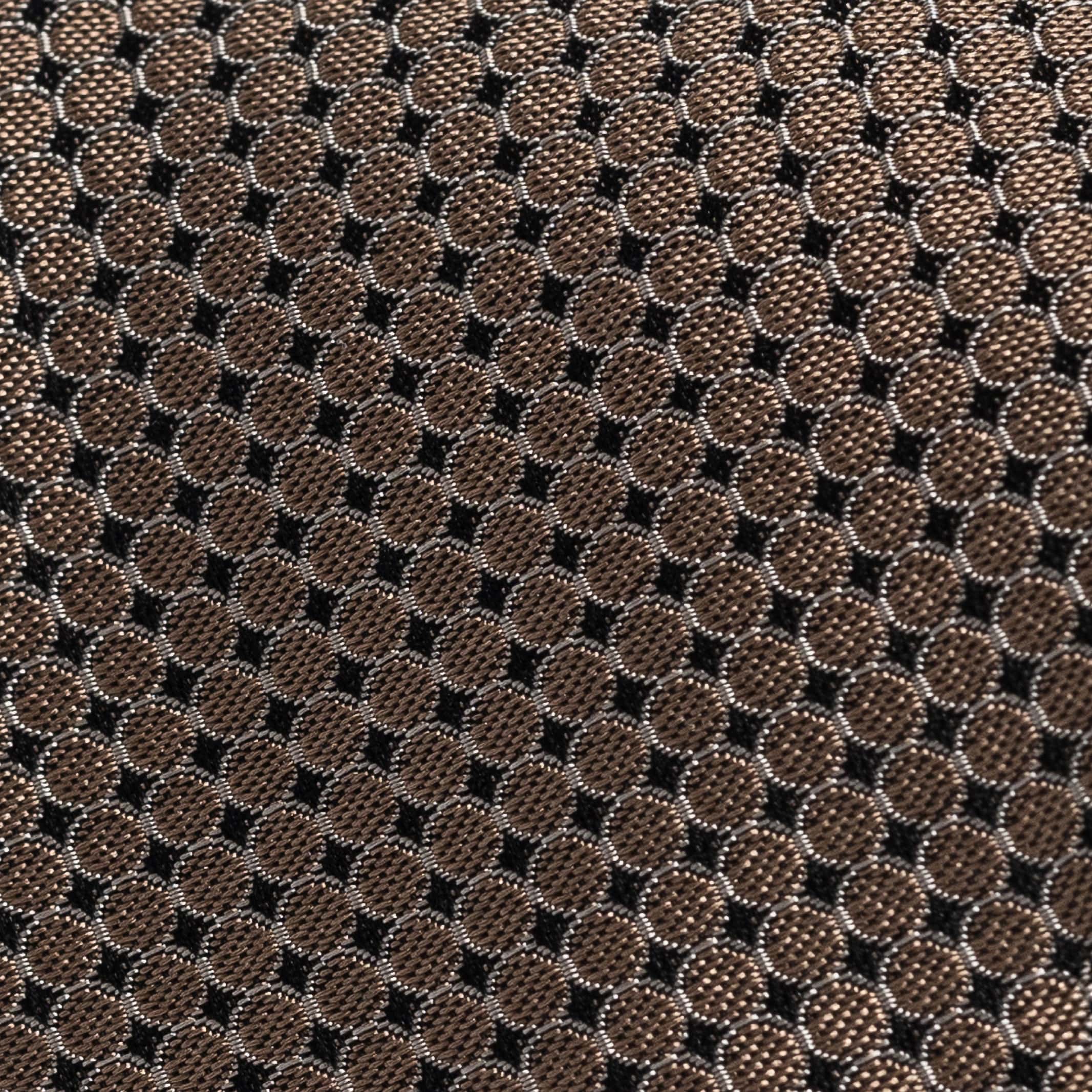 The Brown Santo Silk Cotton Tie Tie- Ledbury