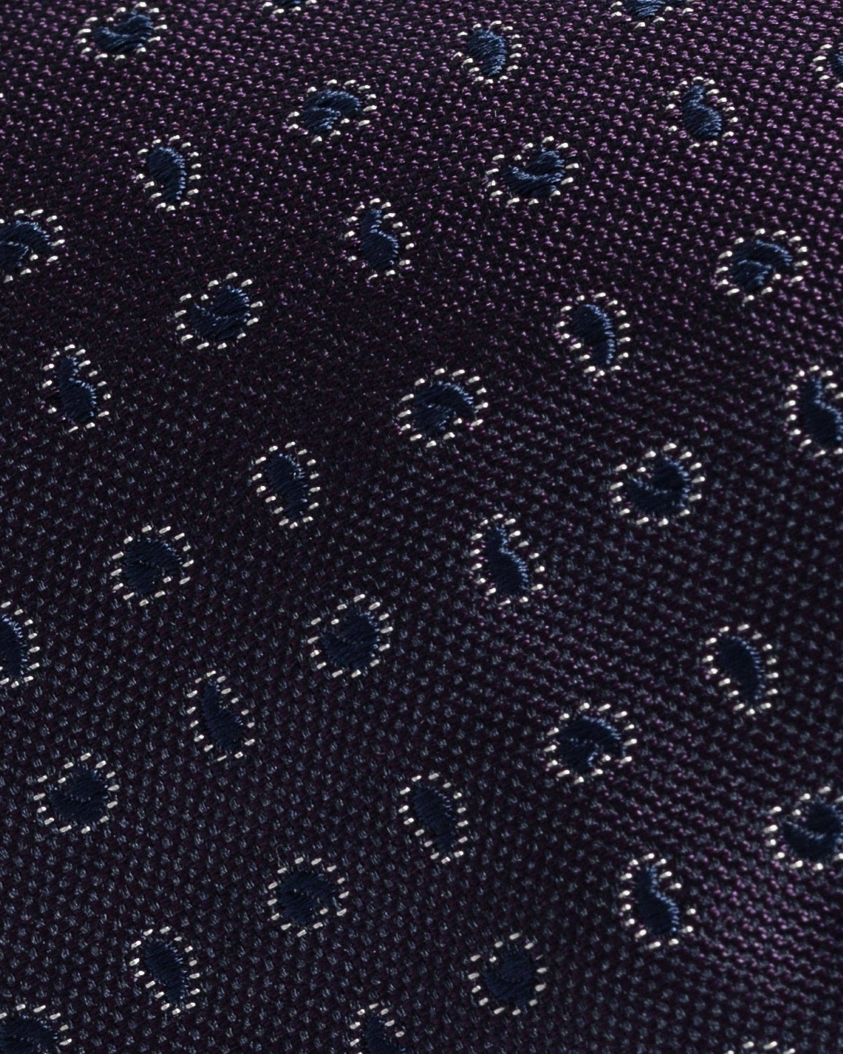 The Purple Como Silk Tie Tie- Ledbury