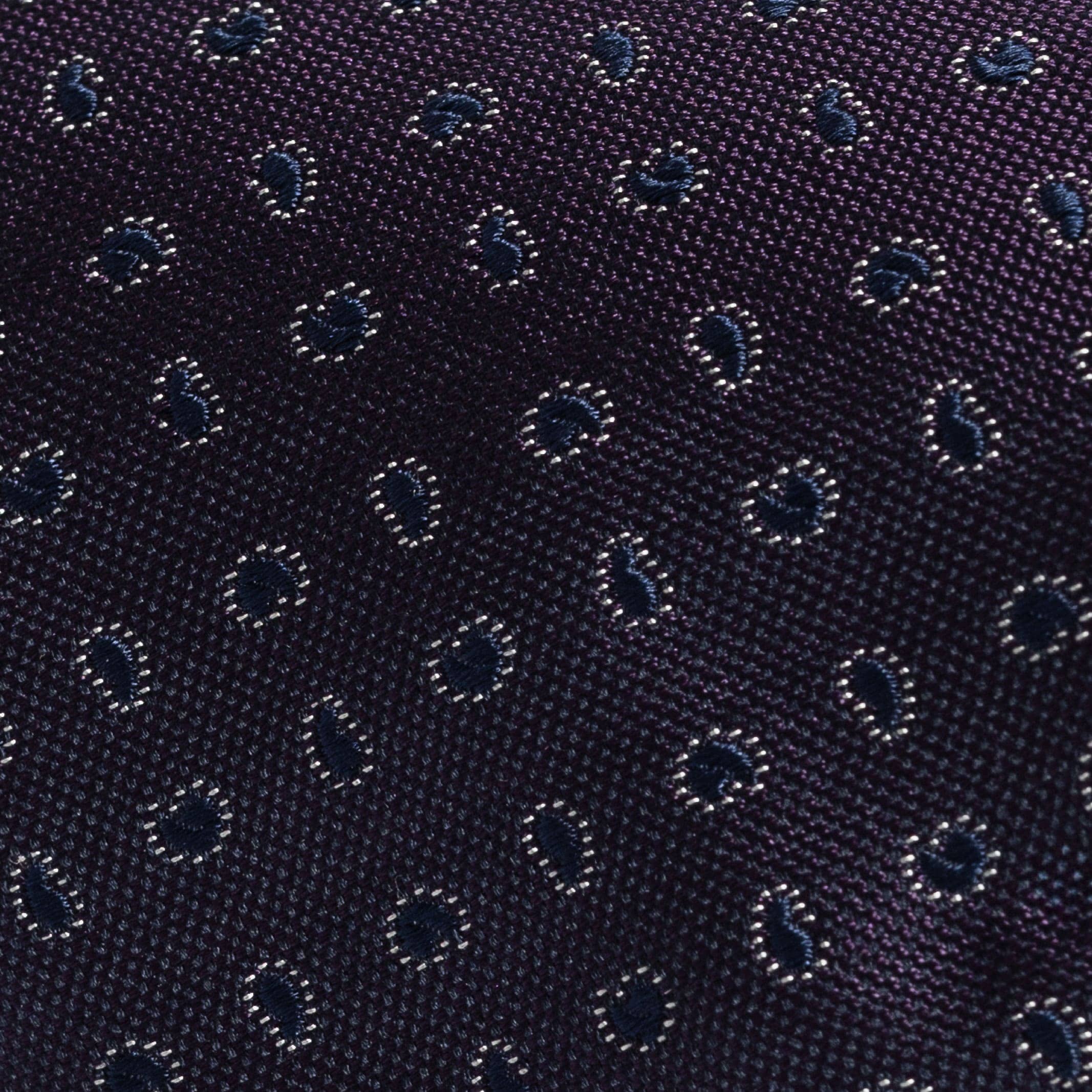 The Purple Como Silk Tie Tie- Ledbury