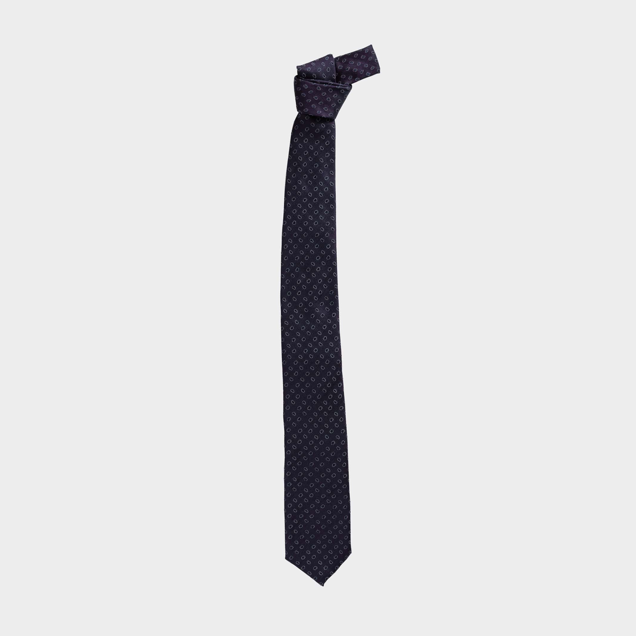 The Purple Como Silk Tie Tie- Ledbury