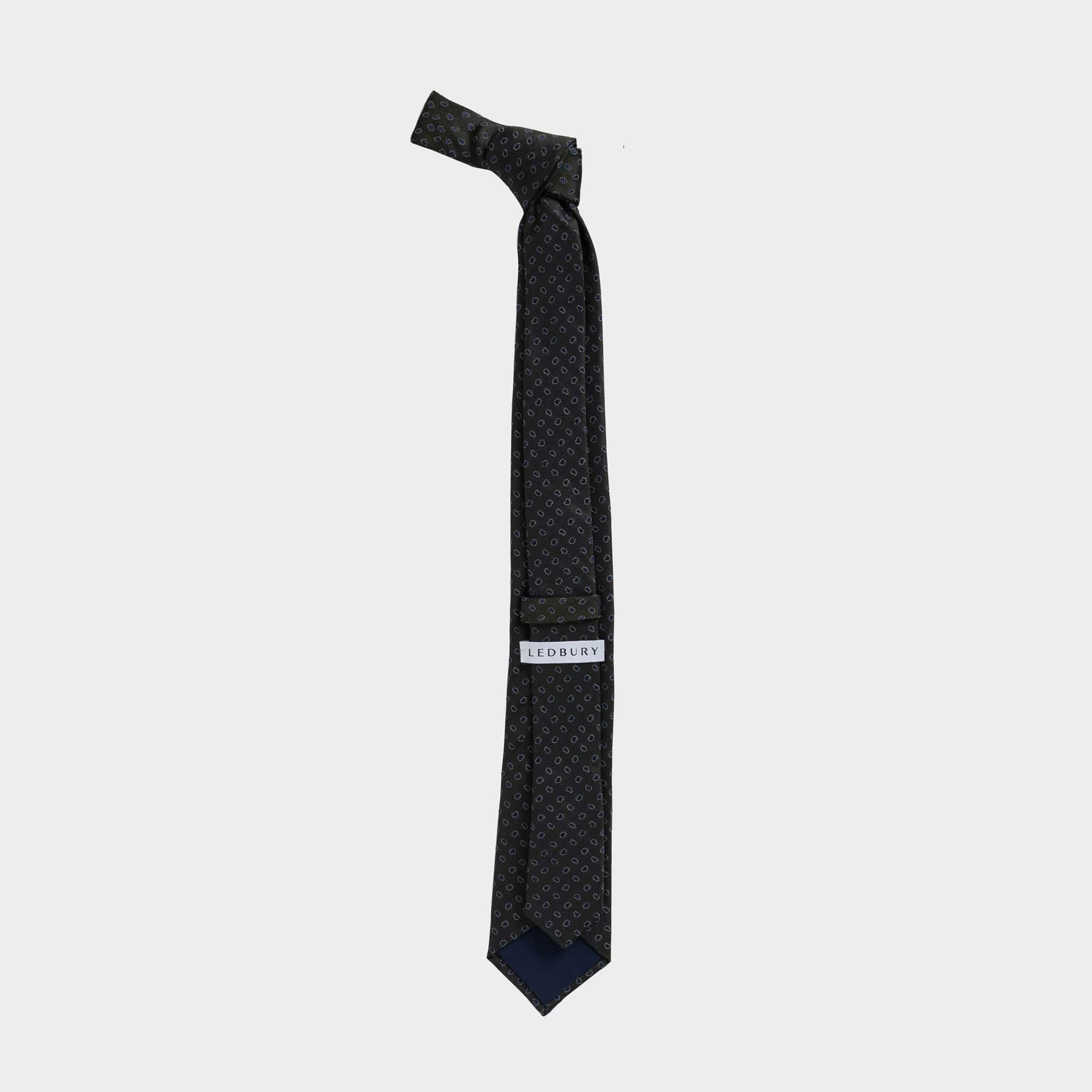 The Green Como Silk Tie Tie- Ledbury