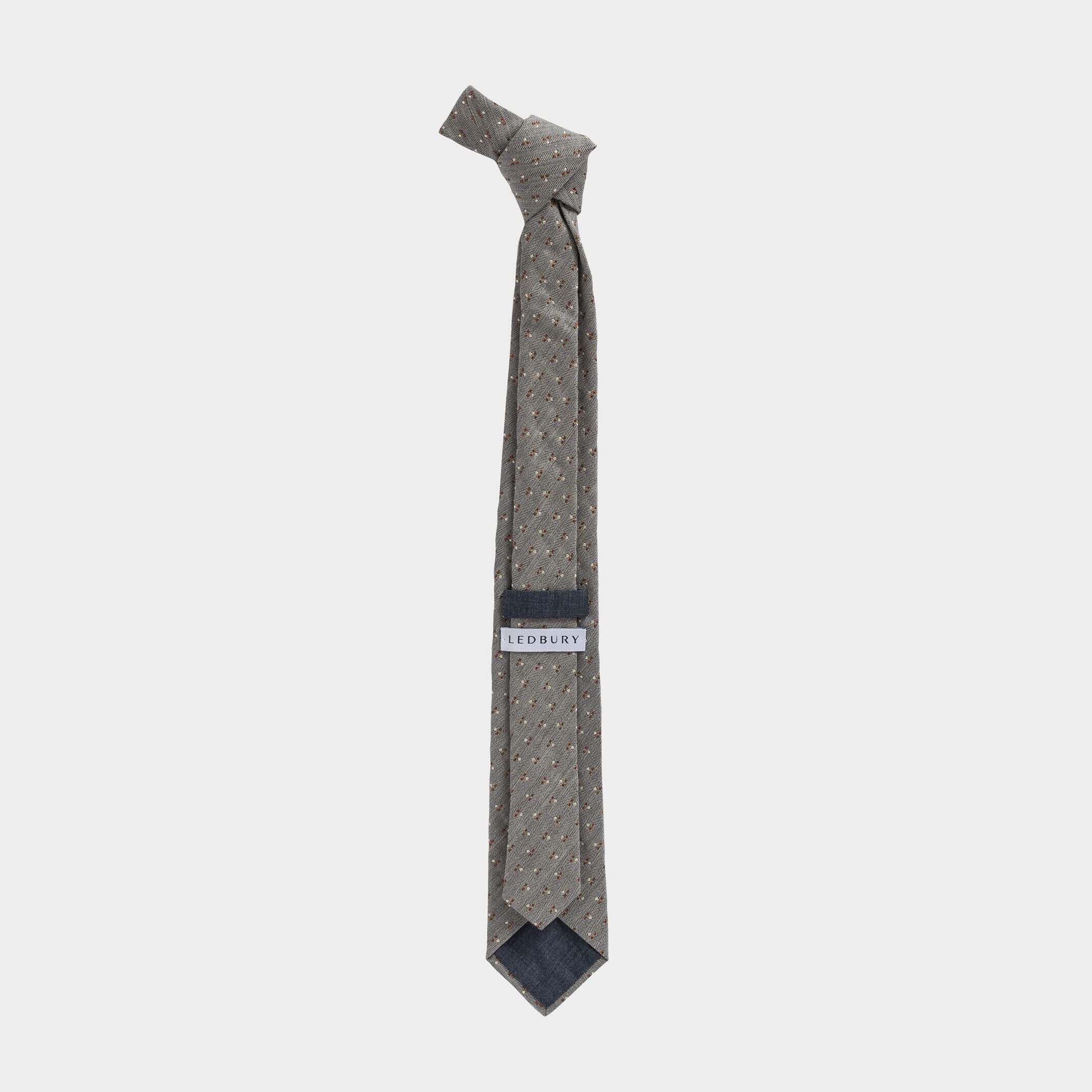 The Grey Heather Porto Tie Tie- Ledbury