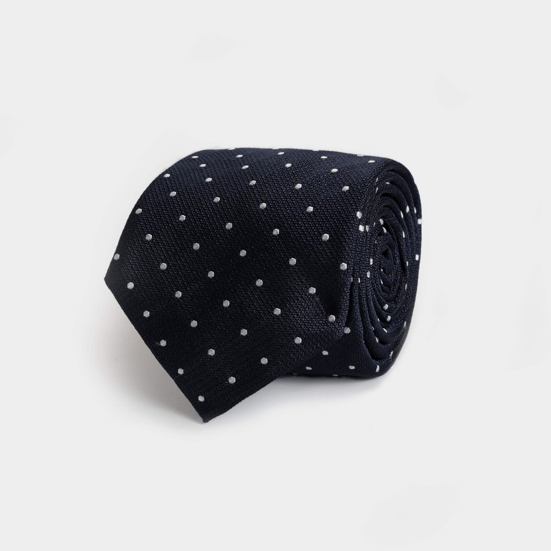 The Navy Sarto Silk Tie Tie- Ledbury