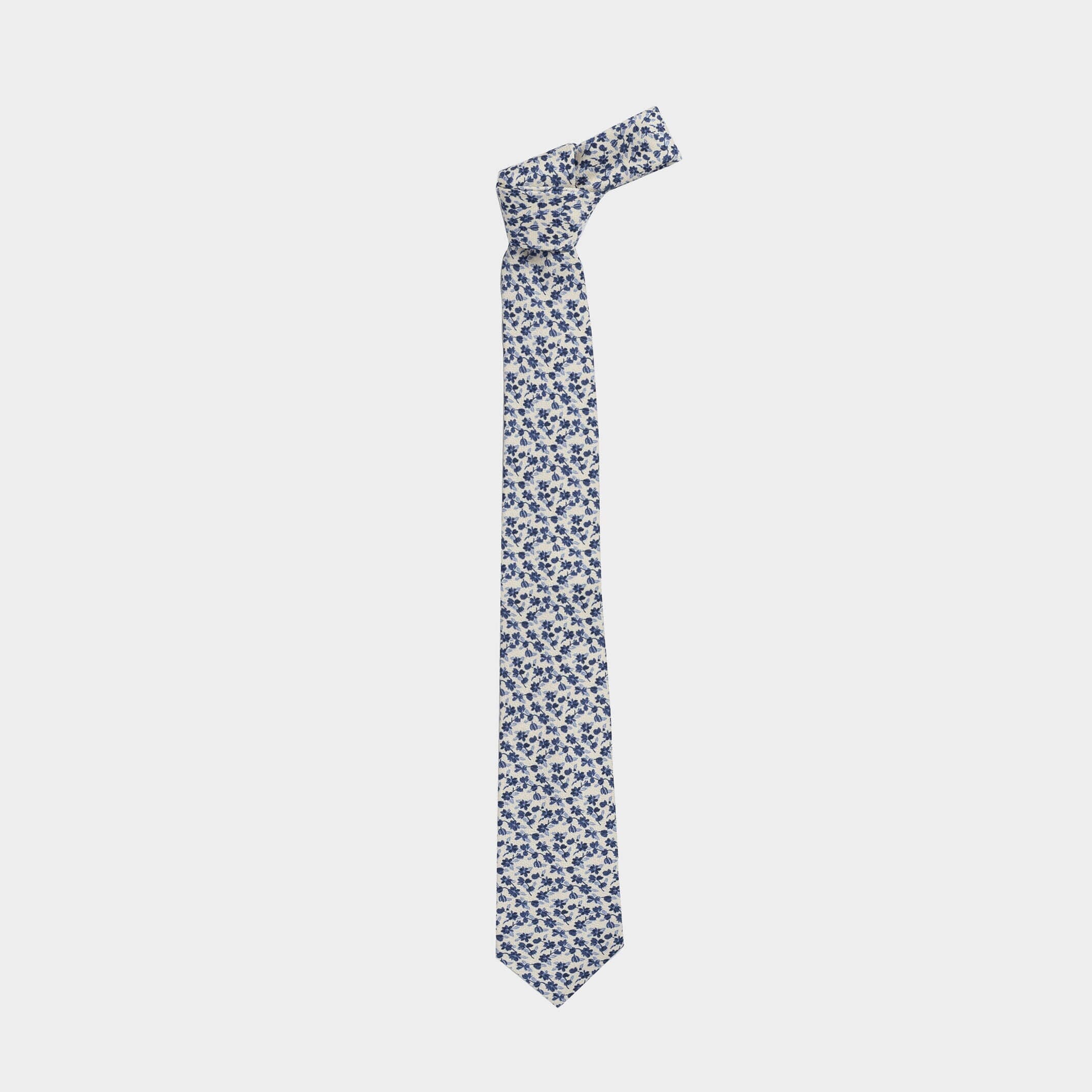 The Blue Giannino Silk Tie Tie- Ledbury