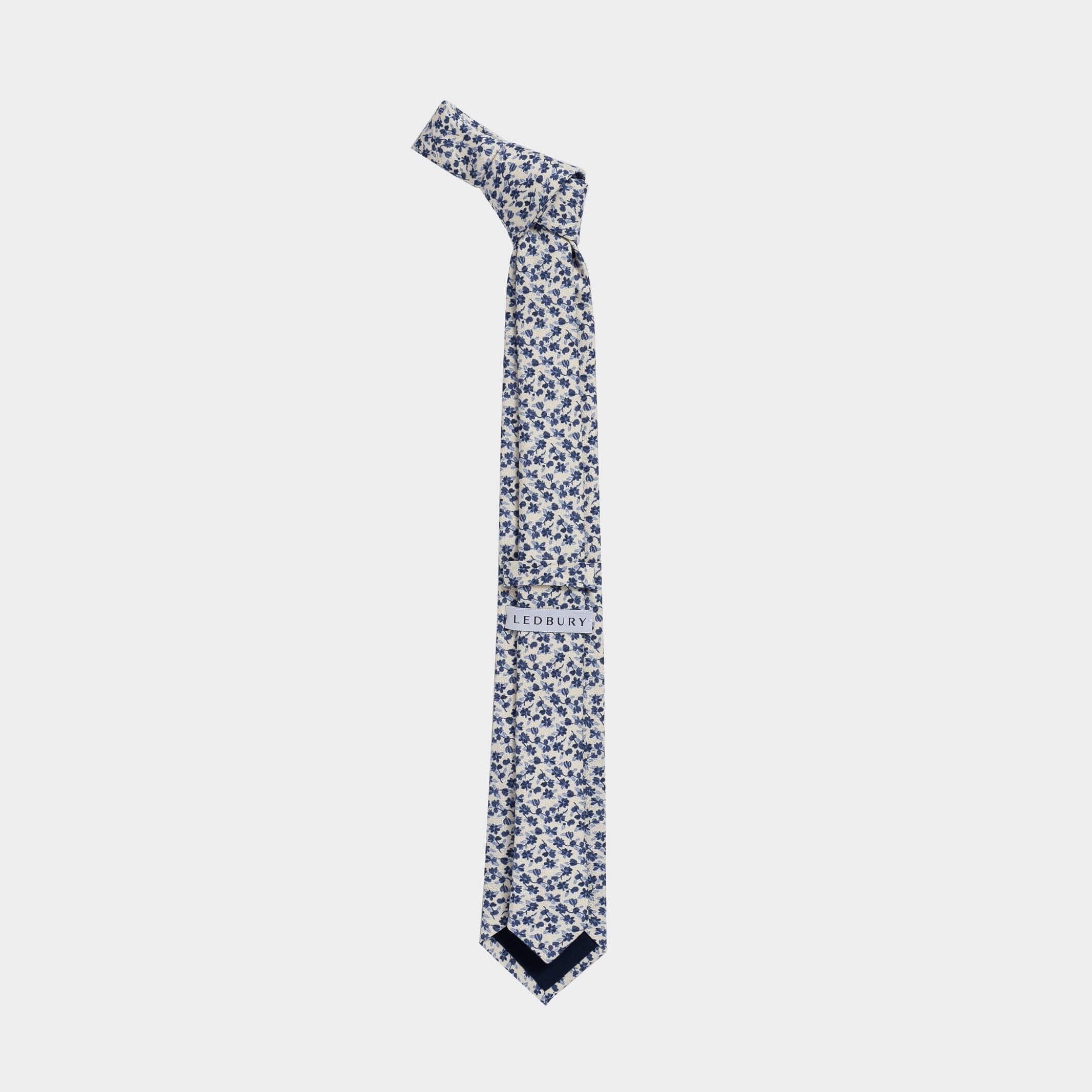 The Blue Giannino Silk Tie Tie- Ledbury