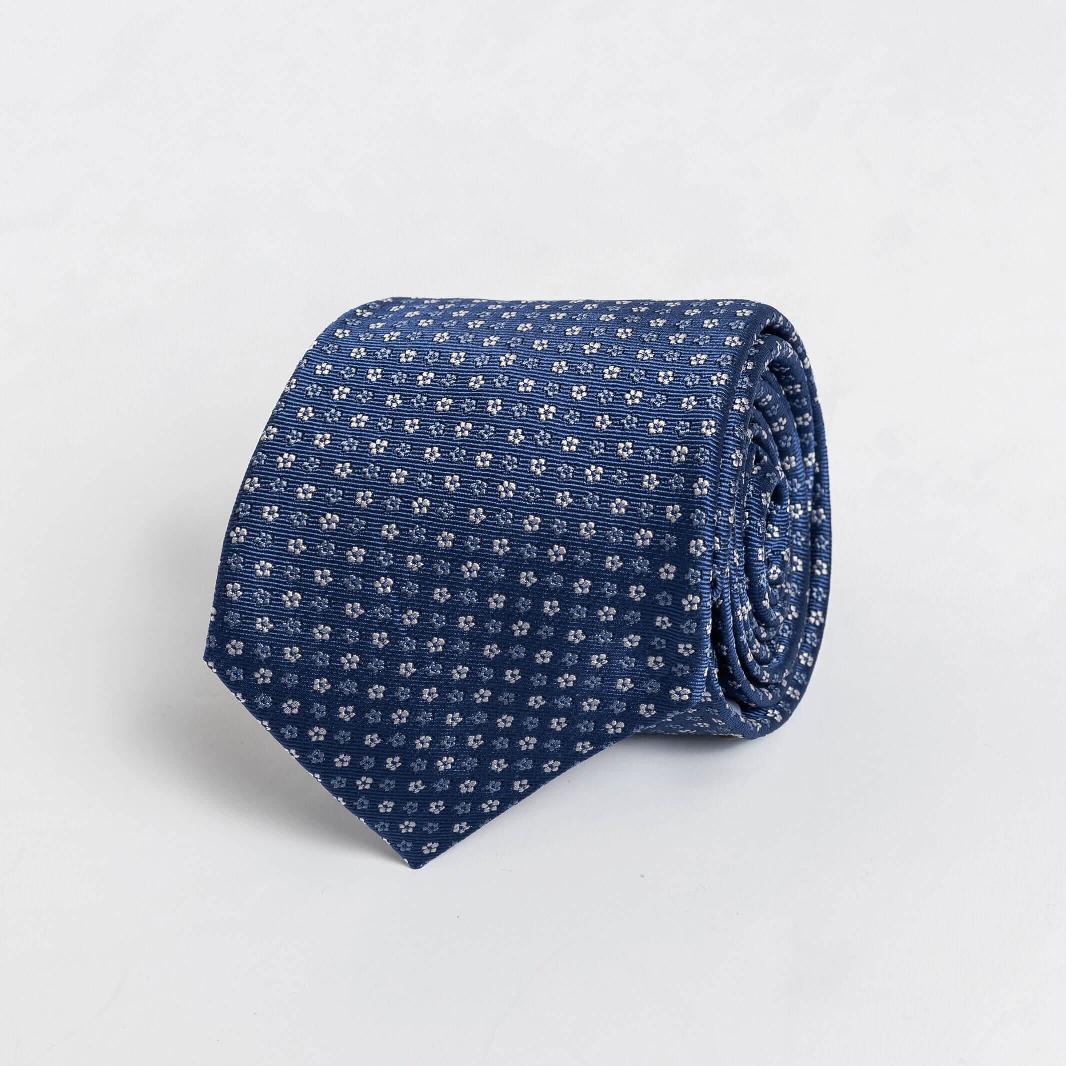 The Blue Clemente Silk Tie Tie- Ledbury