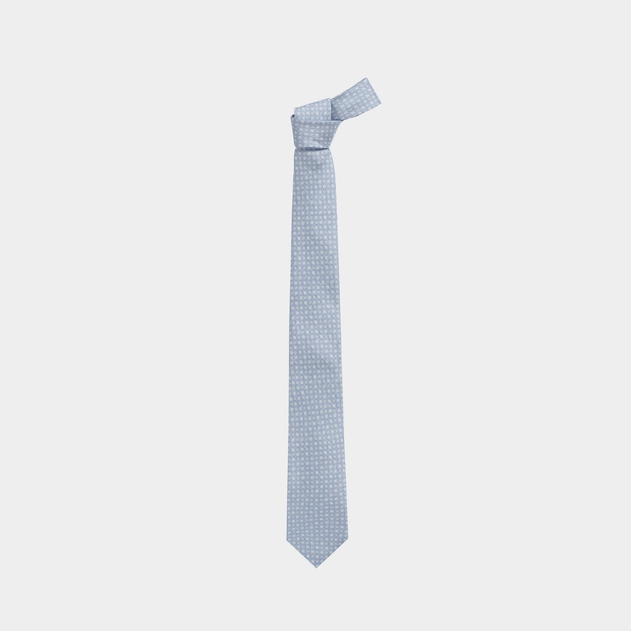 The Light Blue Arlo Silk Tie Tie- Ledbury