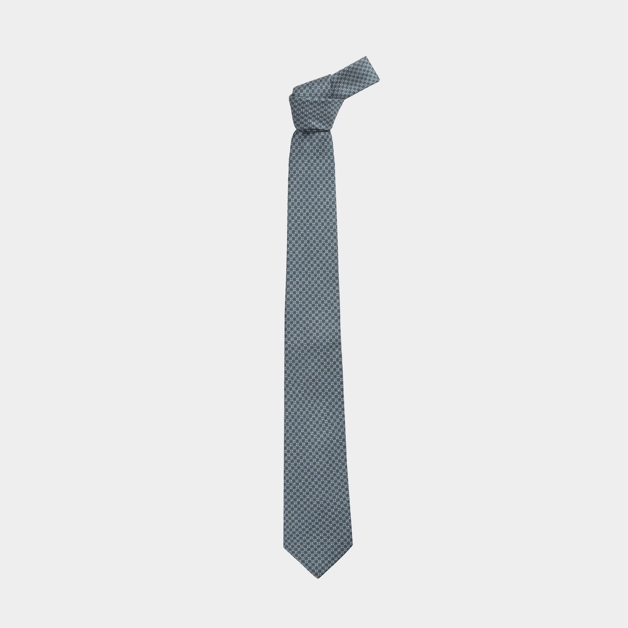 The Sea Green Basile Silk Tie Tie- Ledbury
