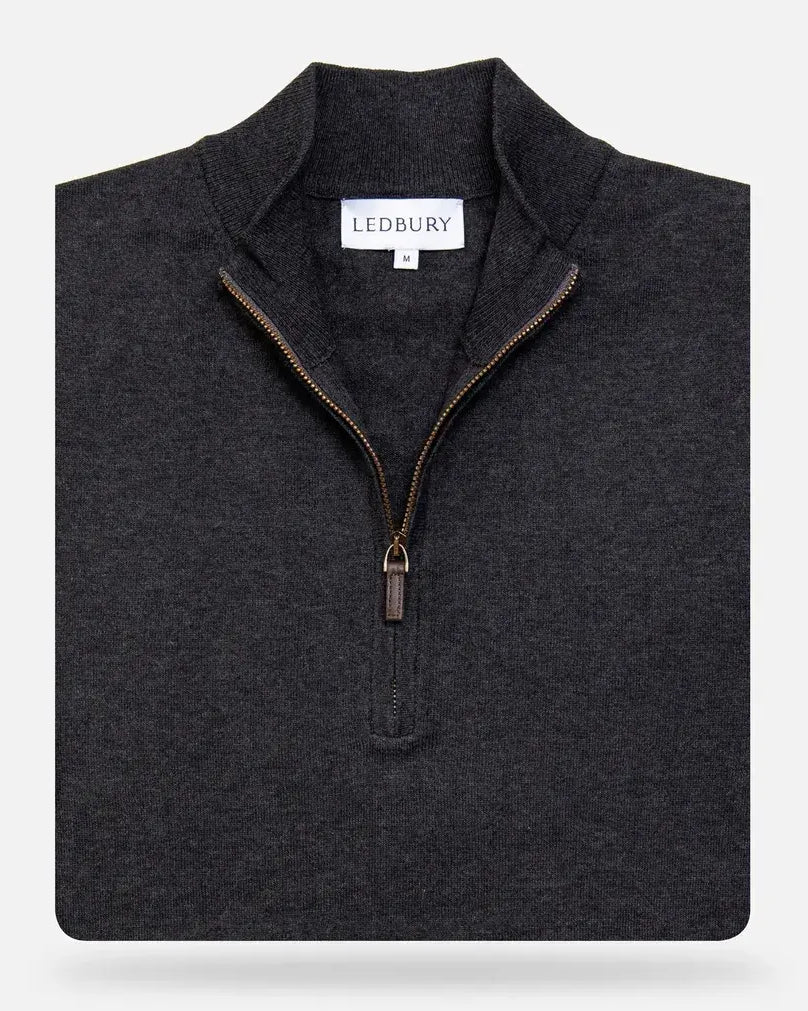 The Charcoal Heather Easterley Pullover Sweater Sweater- Ledbury