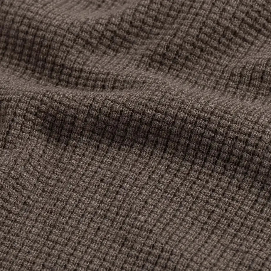 The Brown Walden Thermal Crew Sweater Sweater- Ledbury