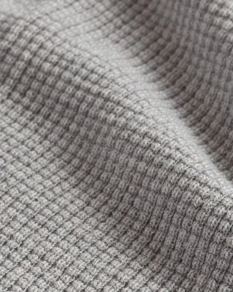 The Light Grey Heather Walden Thermal Crew Sweater Sweater- Ledbury