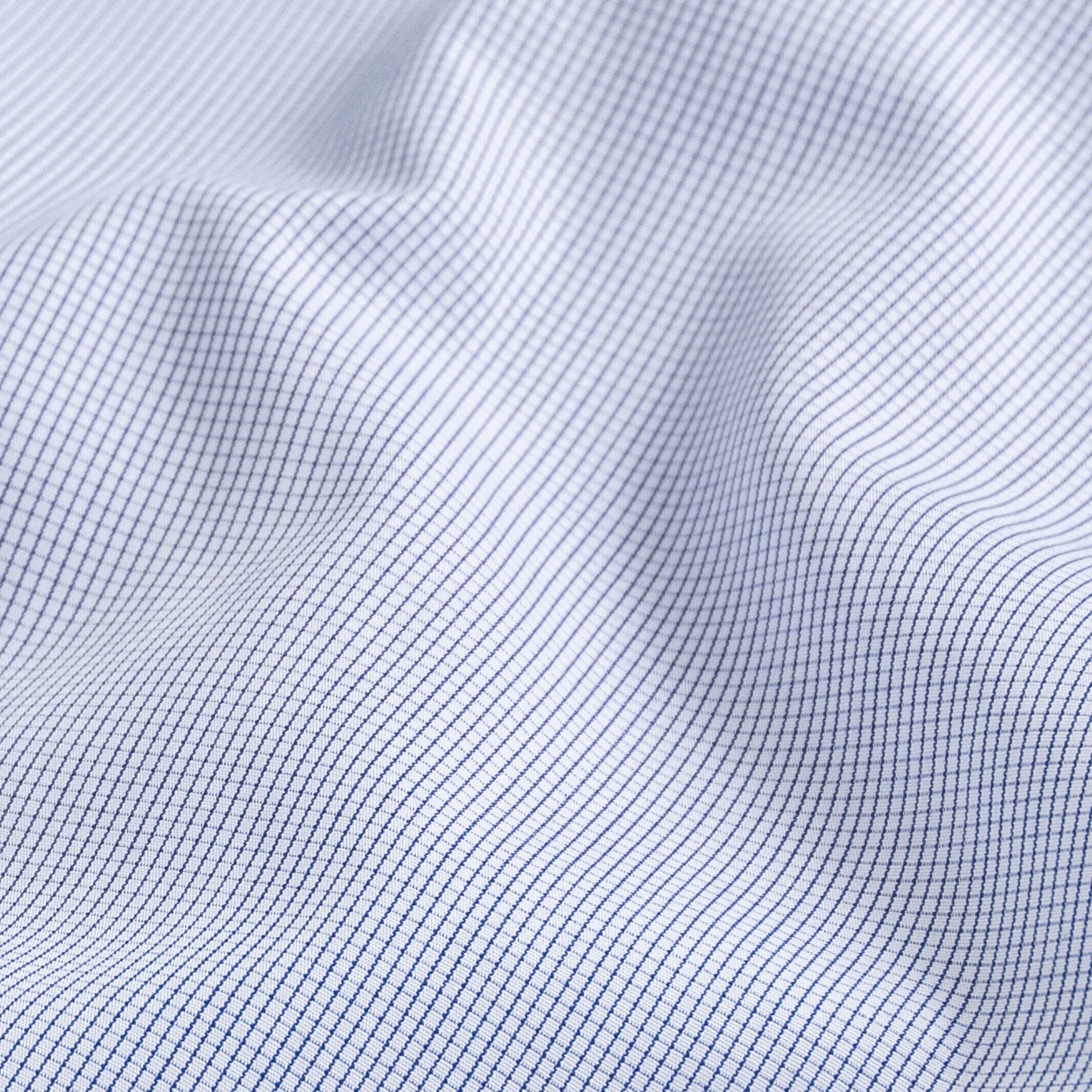 The Navy Mayfair Check Dress Shirt Dress Shirt- Ledbury