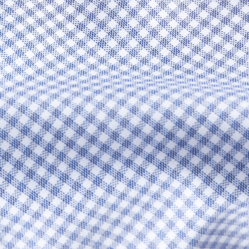 The Blue Glasper Check Dress Shirt Dress Shirt- Ledbury