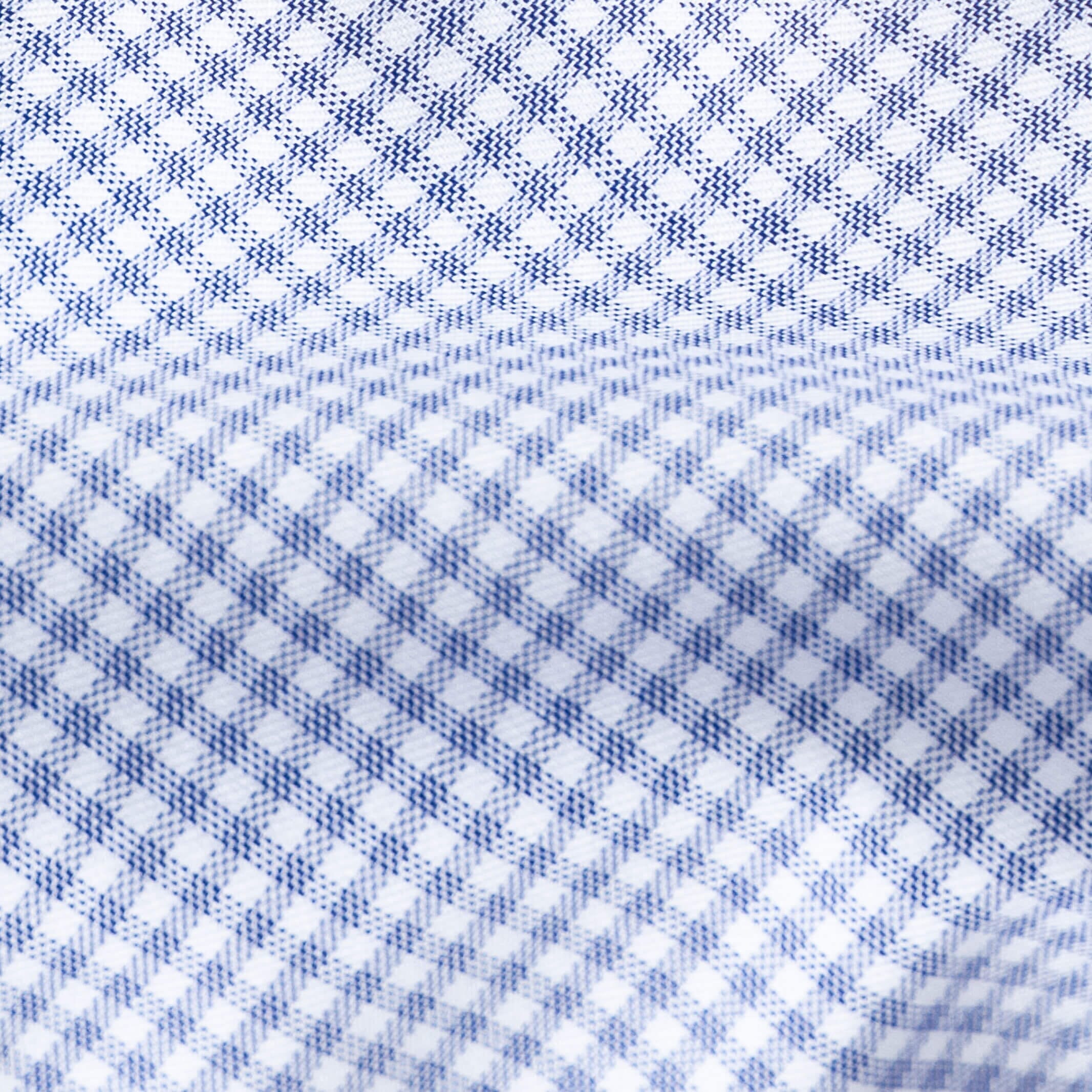 The Blue Glasper Check Custom Shirt Custom Dress Shirt- Ledbury