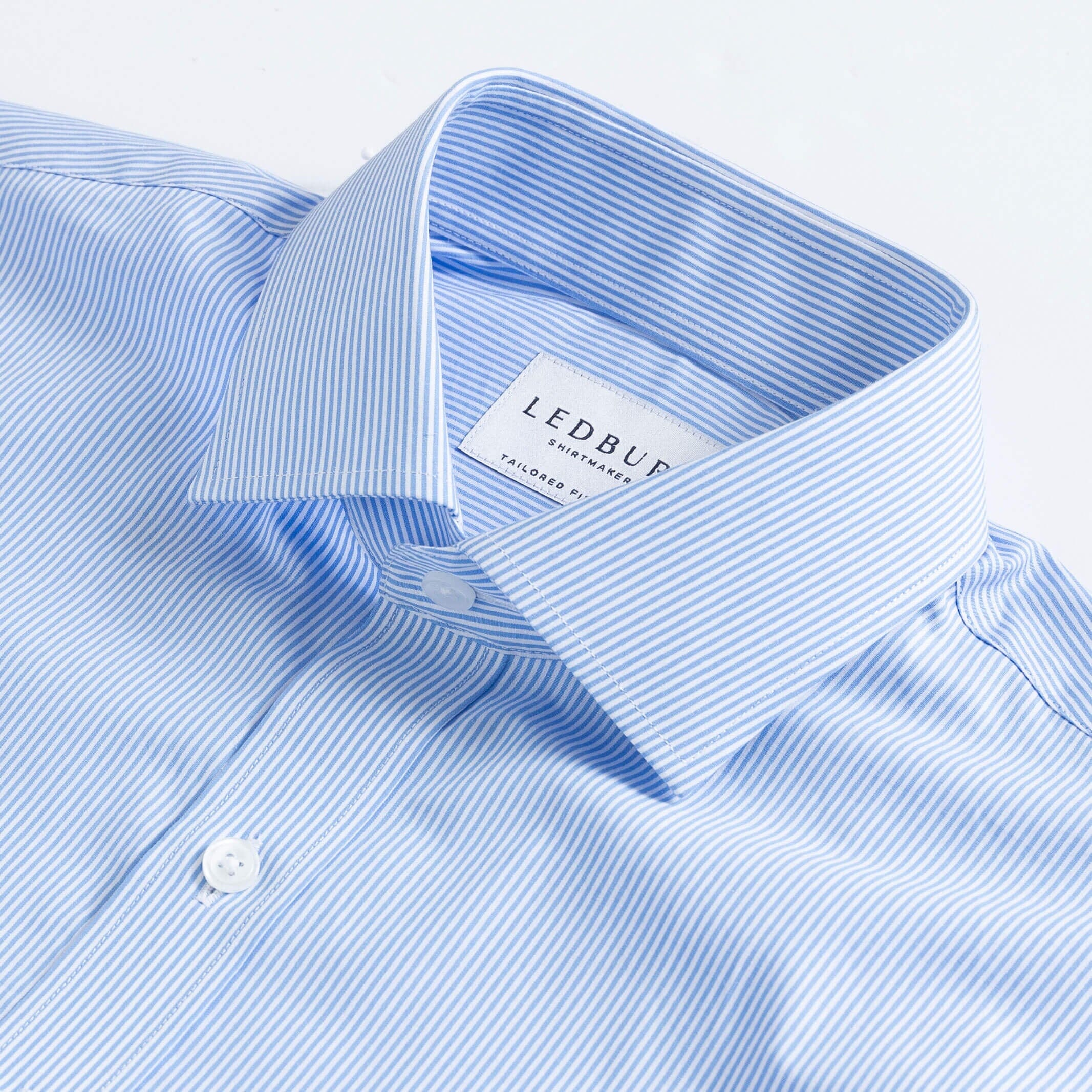 The Blue Ackerman Stripe Dress Shirt Dress Shirt- Ledbury