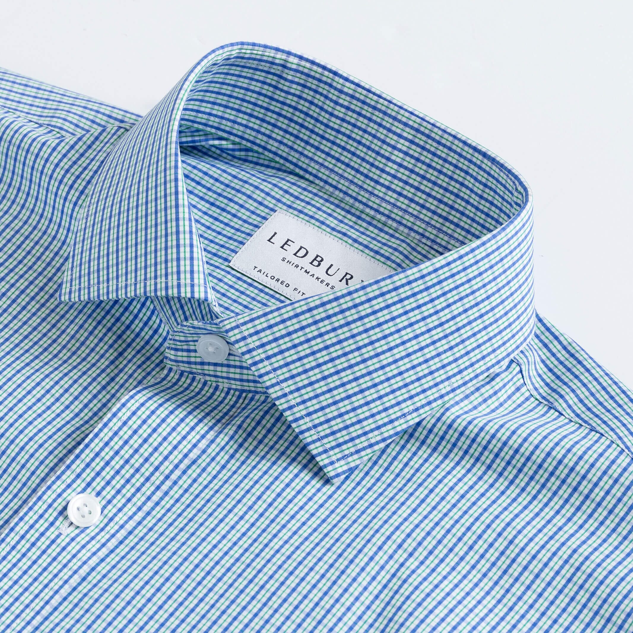 The Green Simmons Check Dress Shirt Dress Shirt- Ledbury