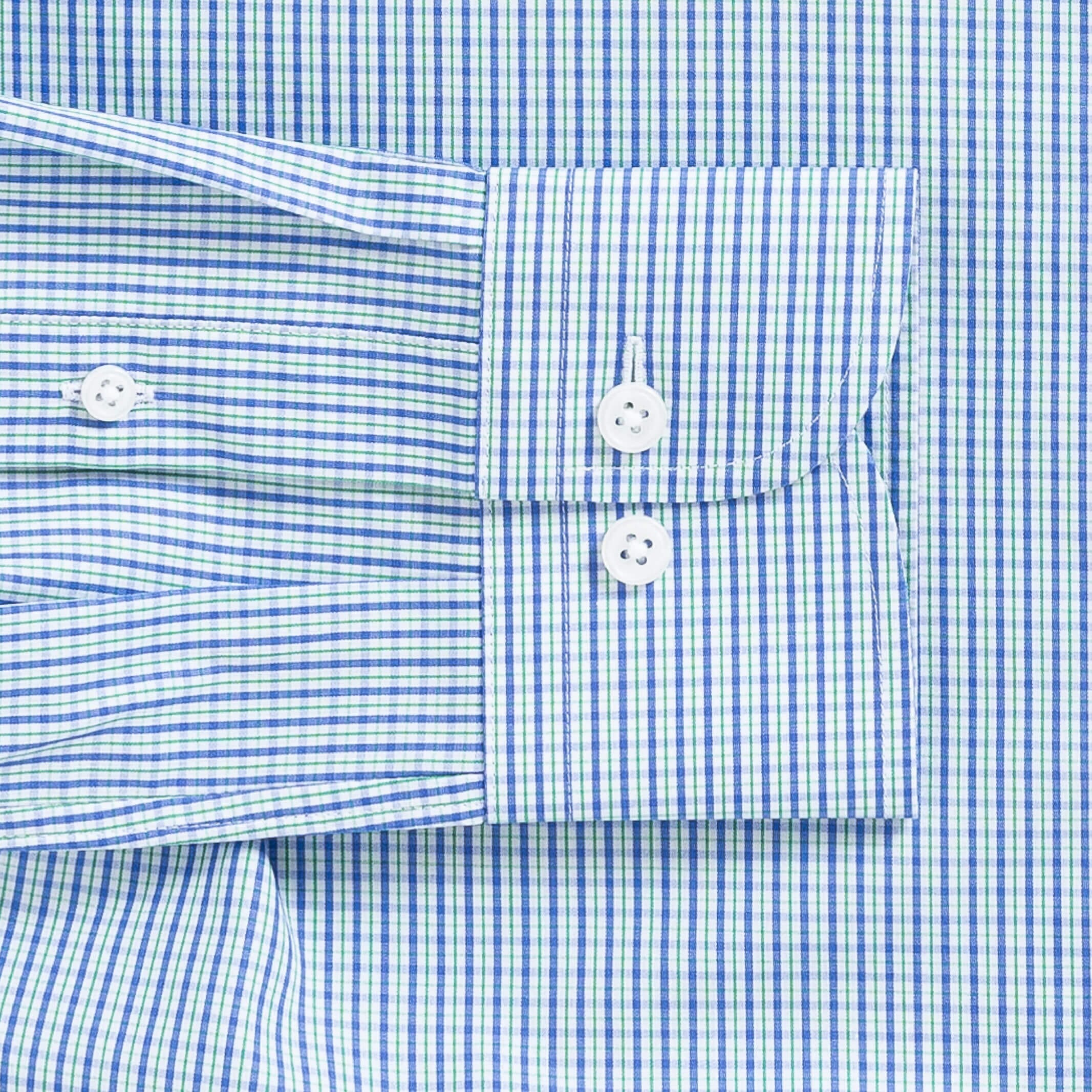 The Green Simmons Check Dress Shirt Dress Shirt- Ledbury