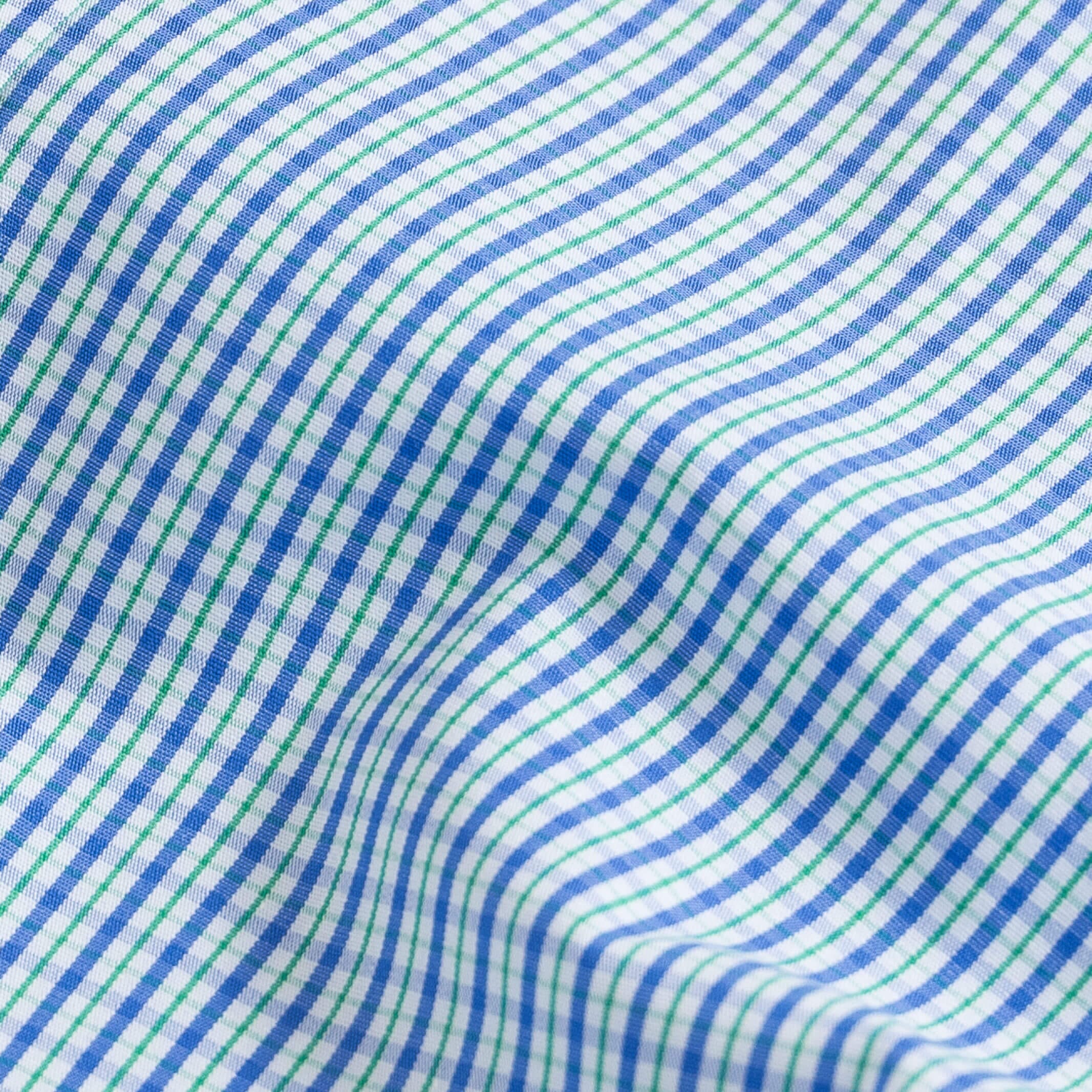 The Green Simmons Check Dress Shirt Dress Shirt- Ledbury