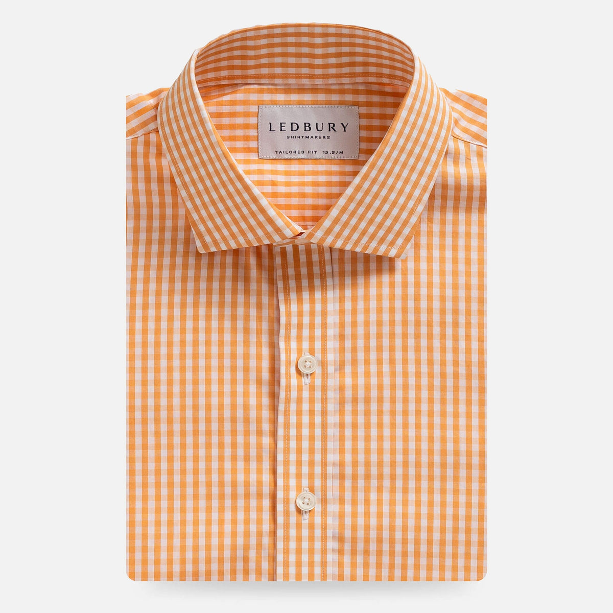 The Orange Bagley Gingham Dress Shirt – Ledbury