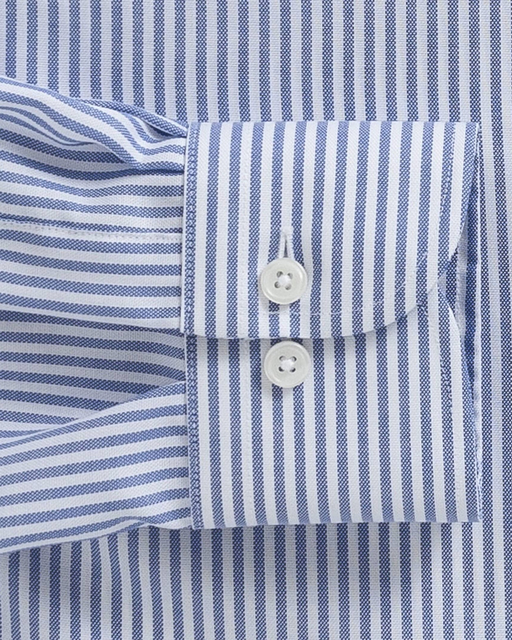 The Blue Deblin Oxford Stripe Dress Shirt Dress Shirt- Ledbury
