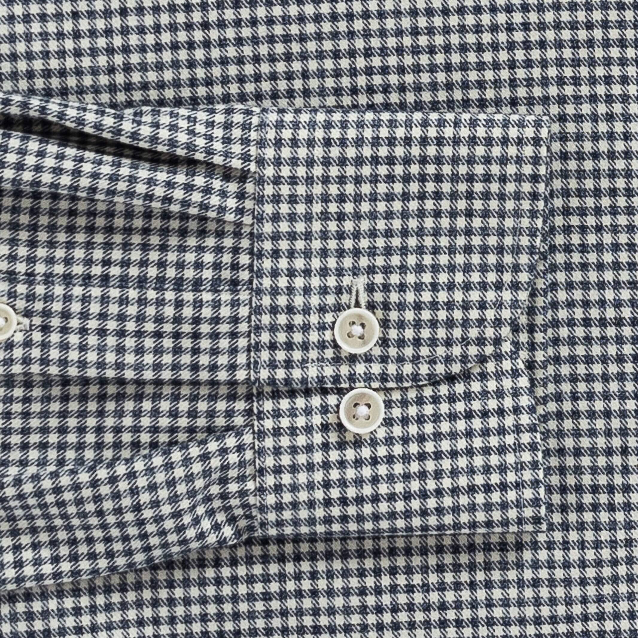 The Vintage Navy Berkshire Gingham Casual Shirt Casual Shirt- Ledbury