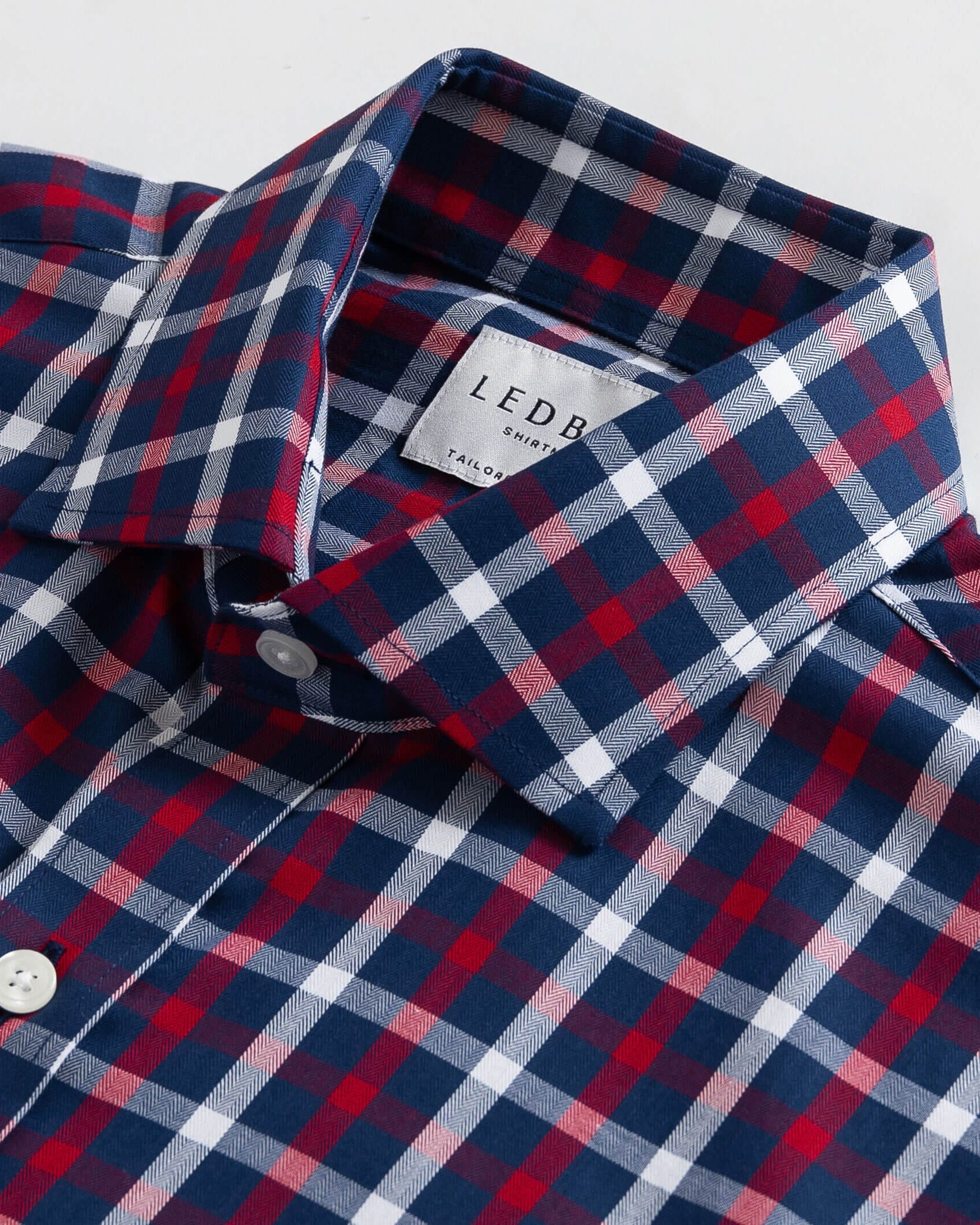 The Red Miller Check Custom Shirt Custom Casual Shirt- Ledbury