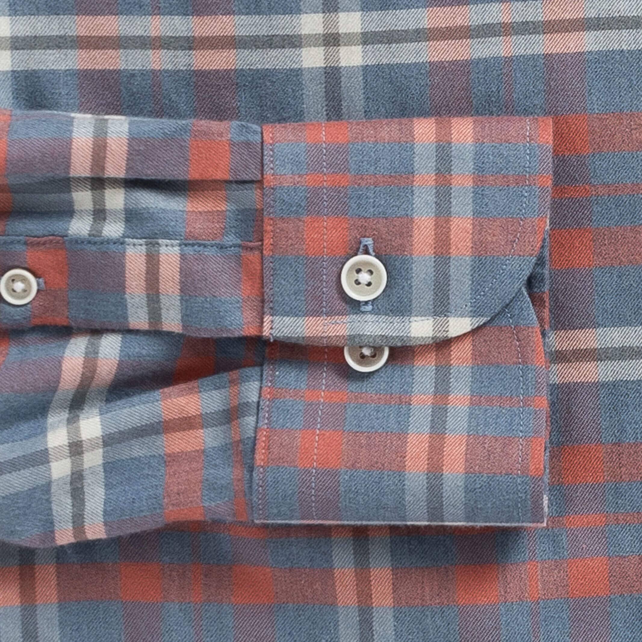 The Guava Hartford Stretch Plaid Casual Shirt Casual Shirt- Ledbury