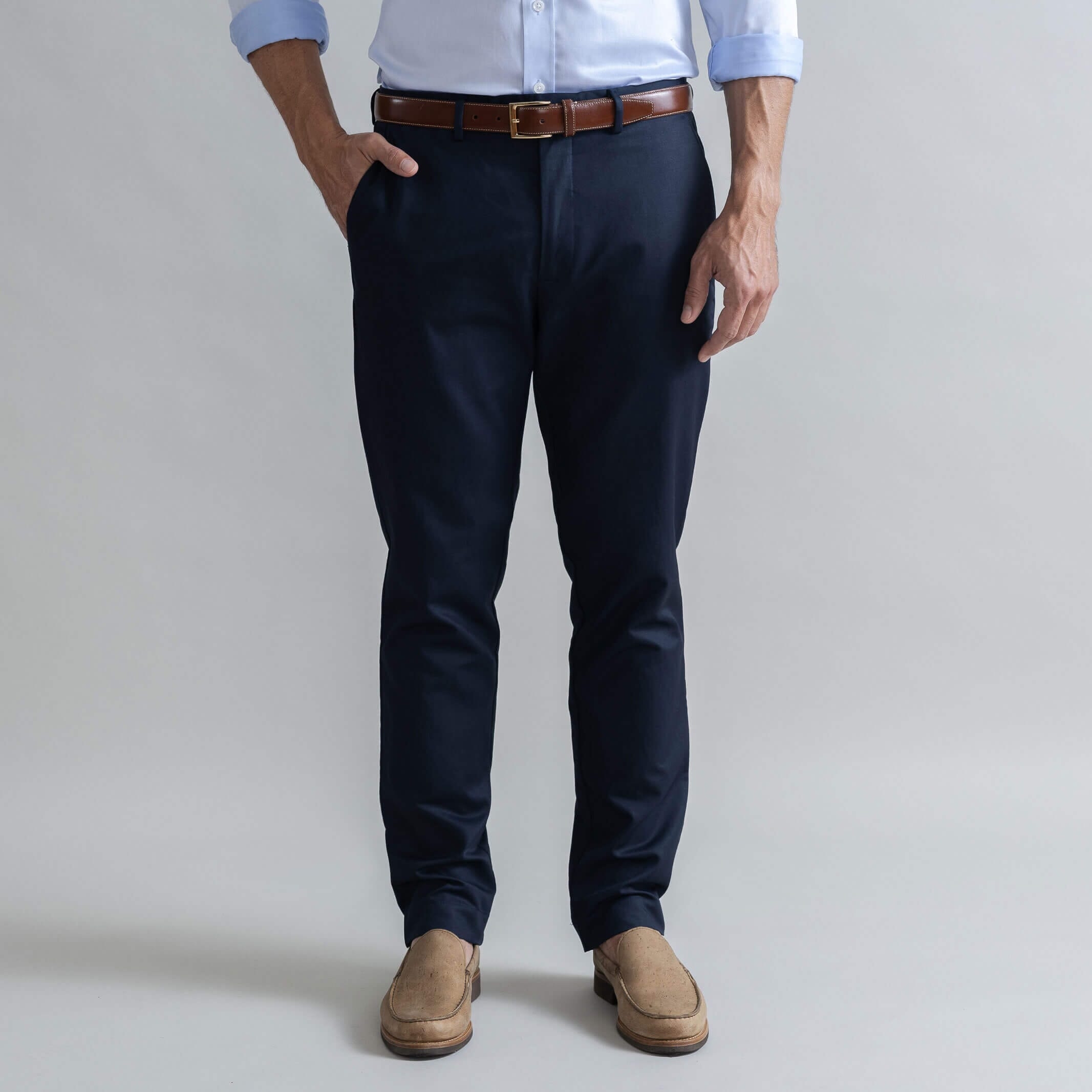 The Navy All Season Richmond Dress Chino Custom Pant Custom Pant- Ledbury