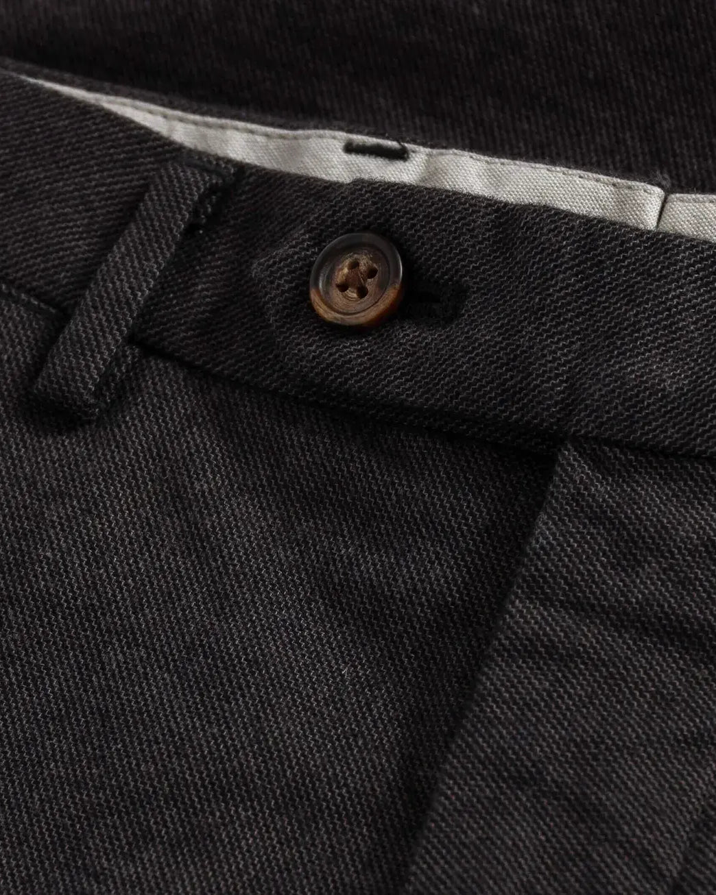 The Dark Brown Brushed Cotton Richmond Dress Chino Custom Pant Custom Pant- Ledbury