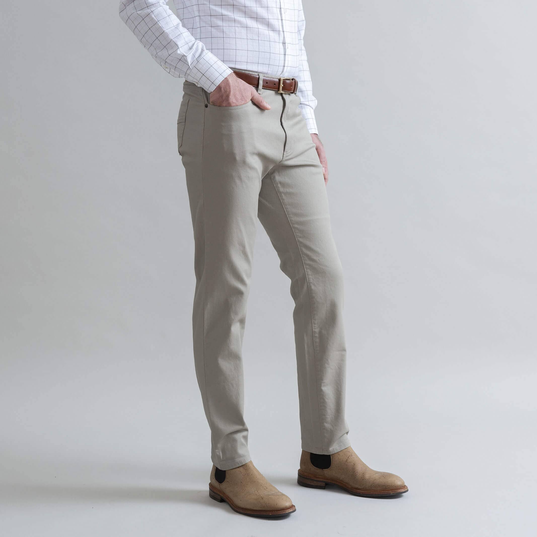 The Cement Stretch Canvas Franklin 5 Pocket Custom Pant Custom Pant- Ledbury