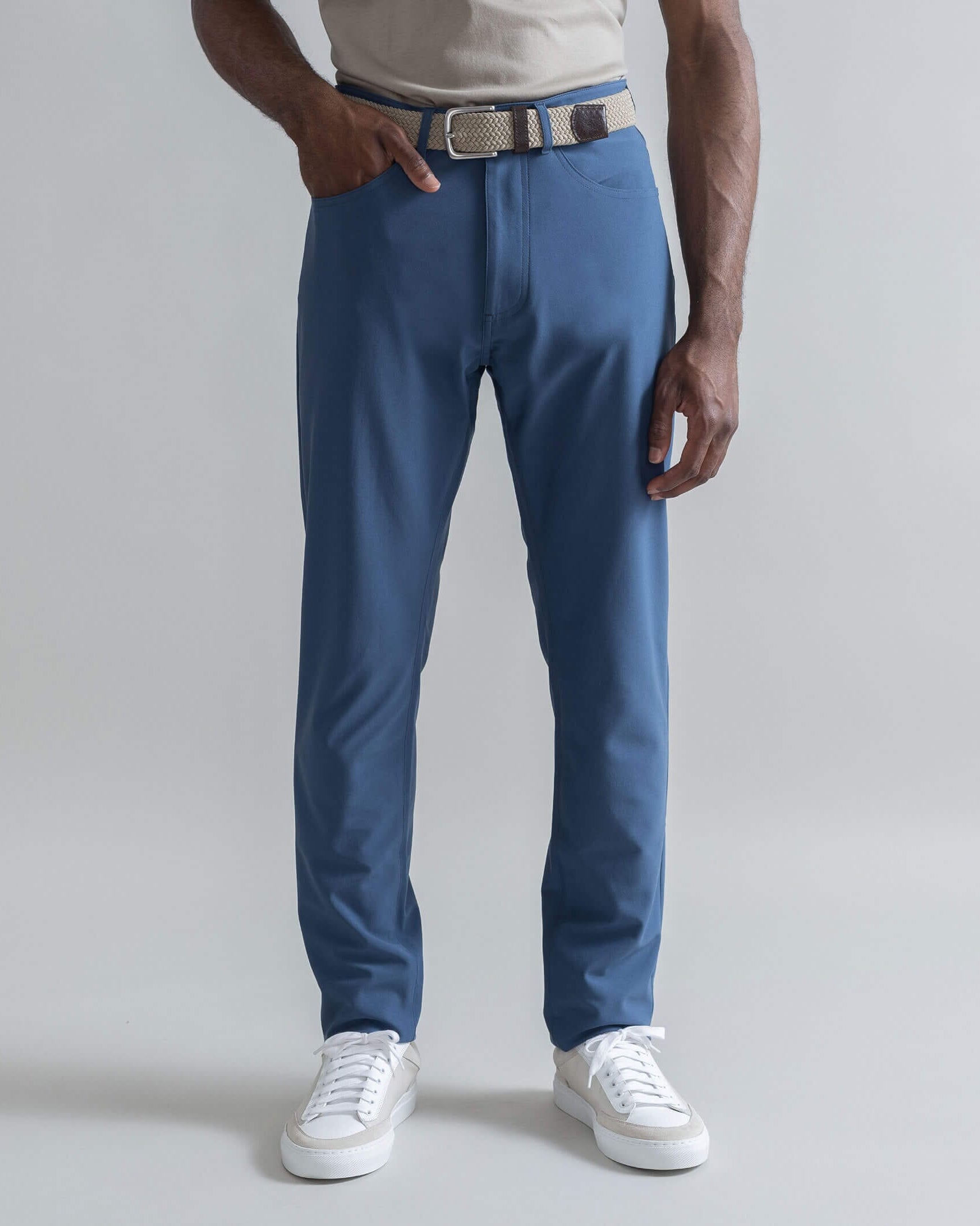 The Blue Performance Stretch Franklin 5 Pocket Custom Pant Custom Pant- Ledbury