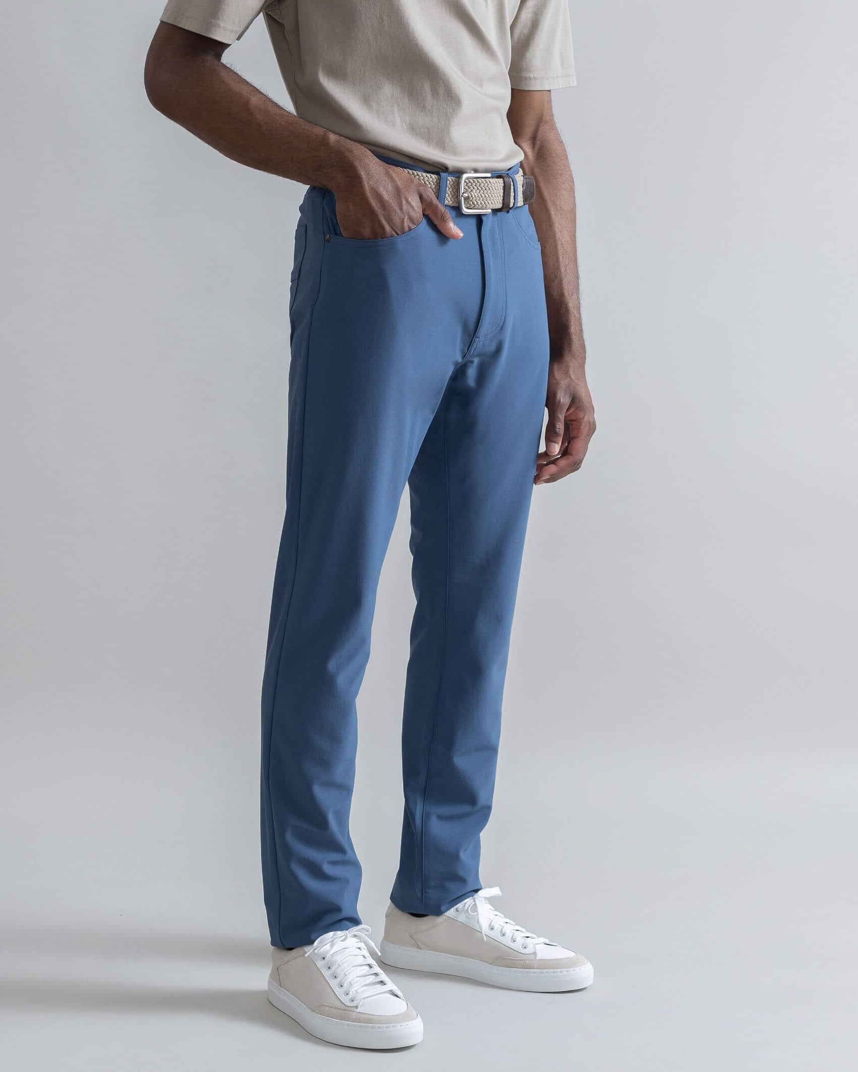 The Blue Performance Stretch Franklin 5 Pocket Custom Pant Custom Pant- Ledbury