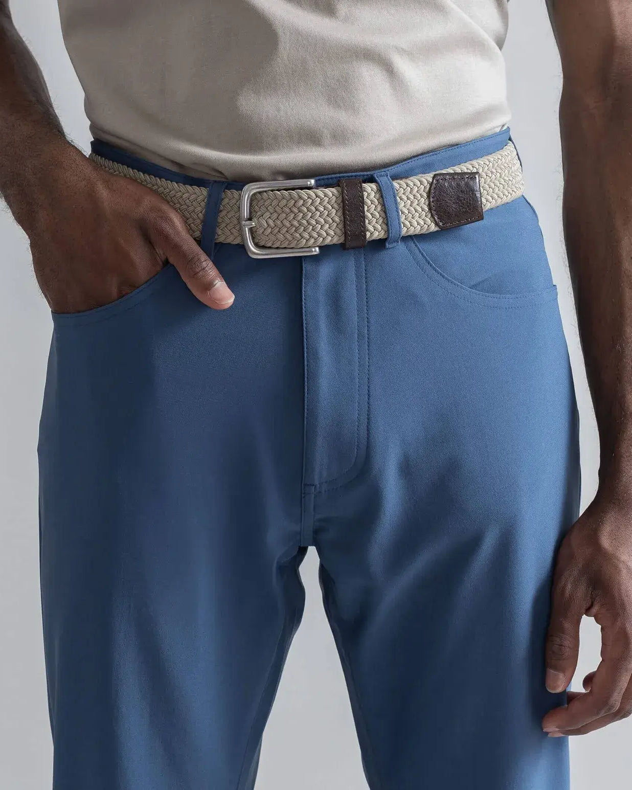 The Blue Performance Stretch Franklin 5 Pocket Custom Pant Custom Pant- Ledbury