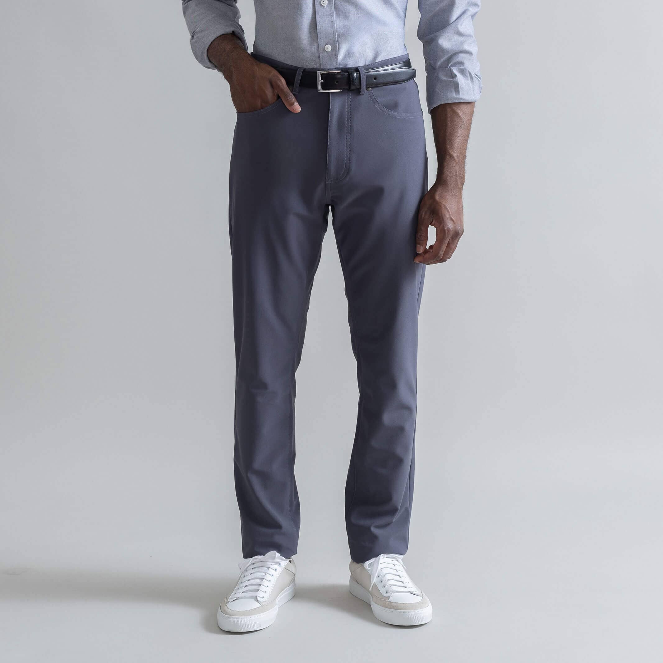 The Dark Grey Performance Stretch Franklin 5 Pocket Custom Pant Custom Pant- Ledbury