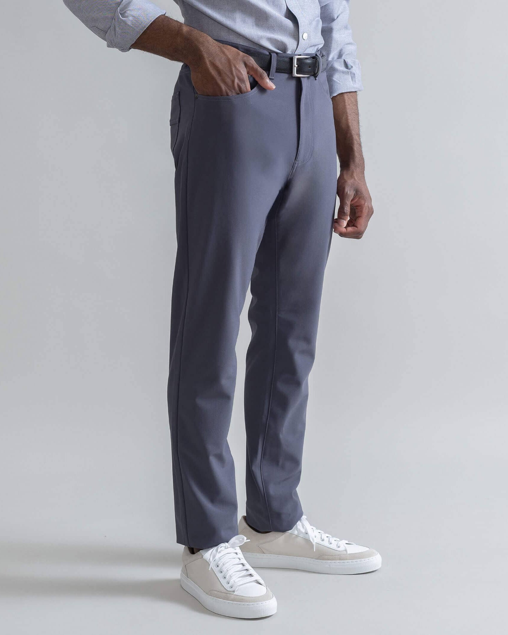 The Dark Grey Performance Stretch Franklin 5 Pocket Custom Pant Custom Pant- Ledbury