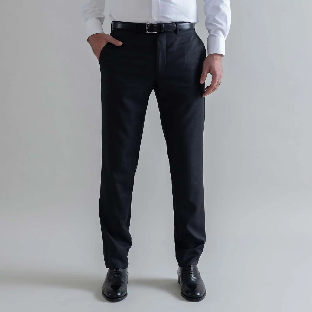 Charcoal Richmond Custom Dress Pant  100% Wool | Ledbury