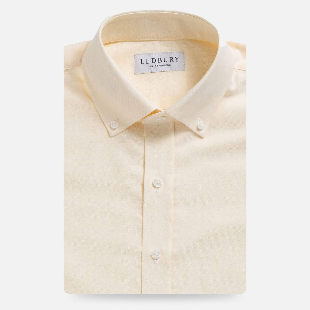 The Yellow Mayfield Oxford Custom Shirt Custom Dress Shirt- Ledbury