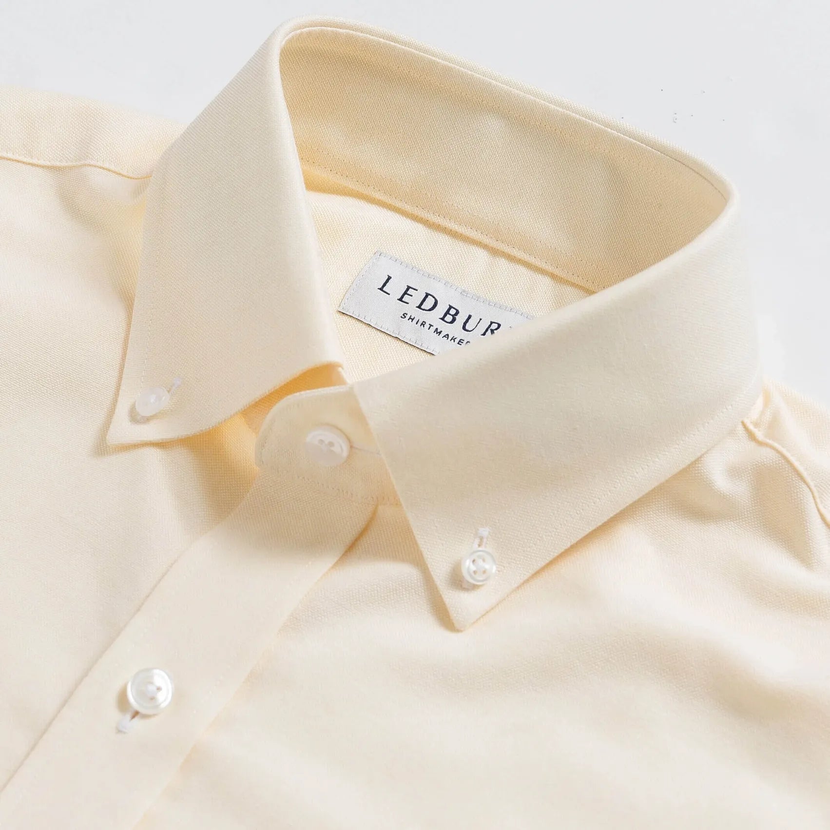 The Yellow Mayfield Oxford Custom Shirt Custom Dress Shirt- Ledbury