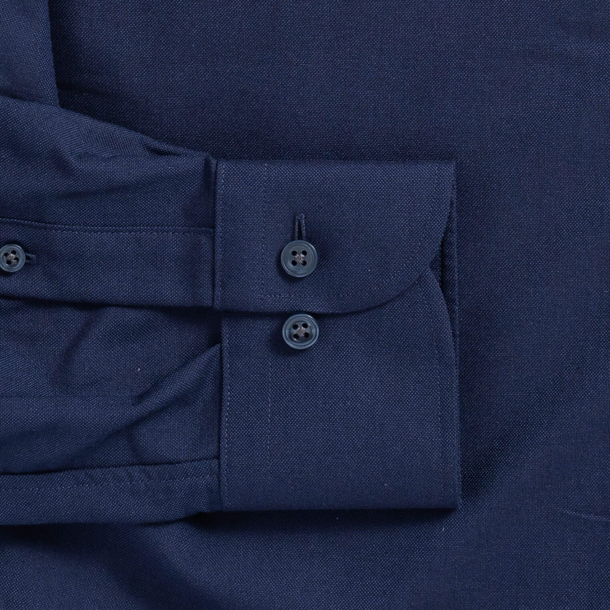 The Navy Mayfield Oxford Custom Shirt Custom Dress Shirt- Ledbury
