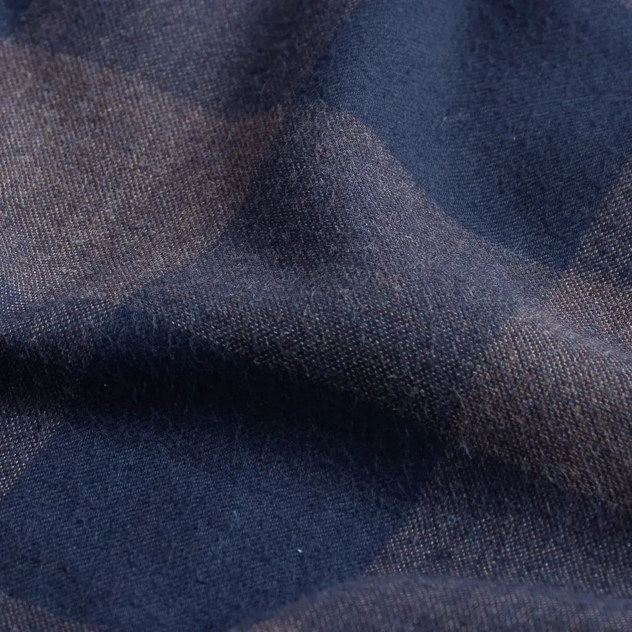 The Navy Kenesaw Flannel Custom Shirt Custom Casual Shirt- Ledbury