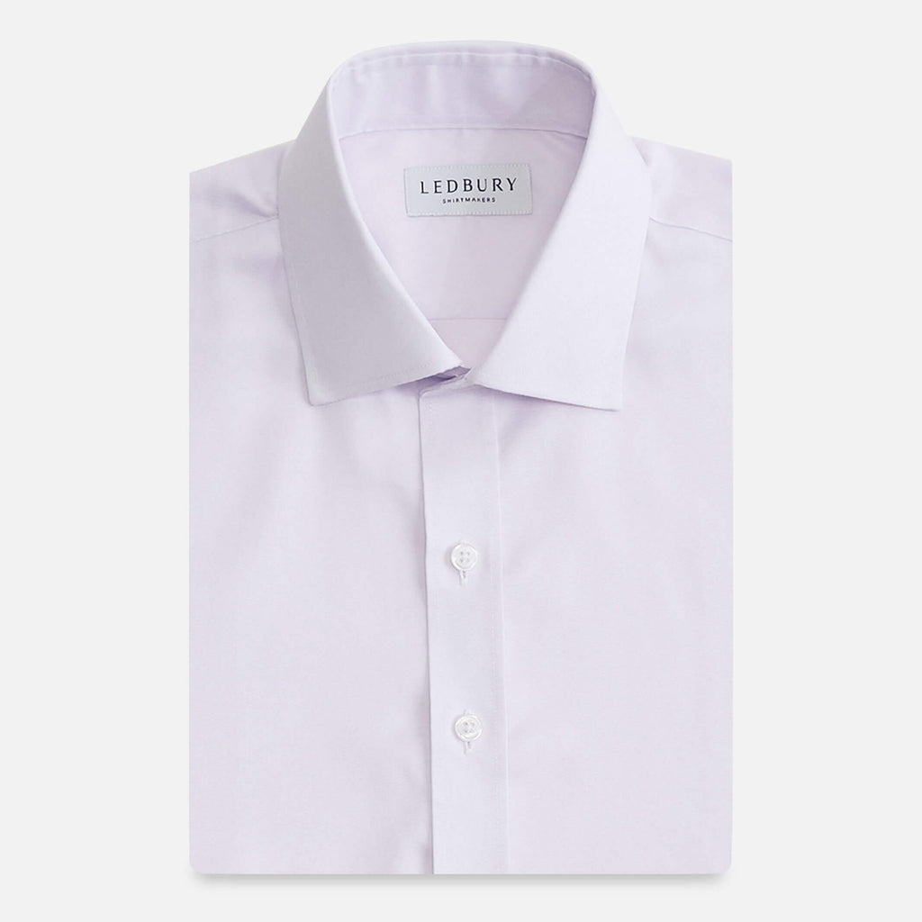 The Lavender Madison Fine Twill Custom Shirt Custom Dress Shirt- Ledbury