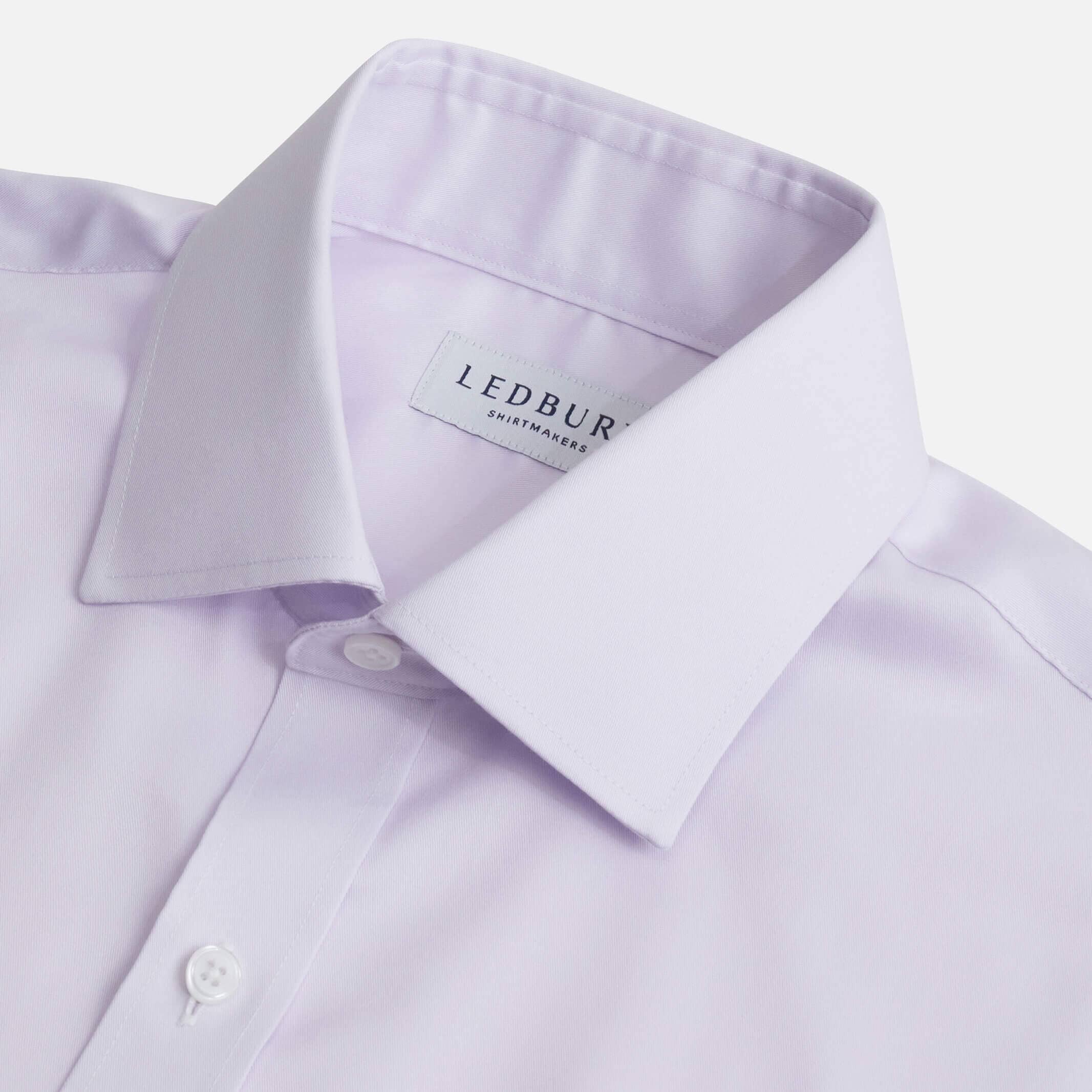 The Lavender Madison Fine Twill Custom Shirt Custom Dress Shirt- Ledbury