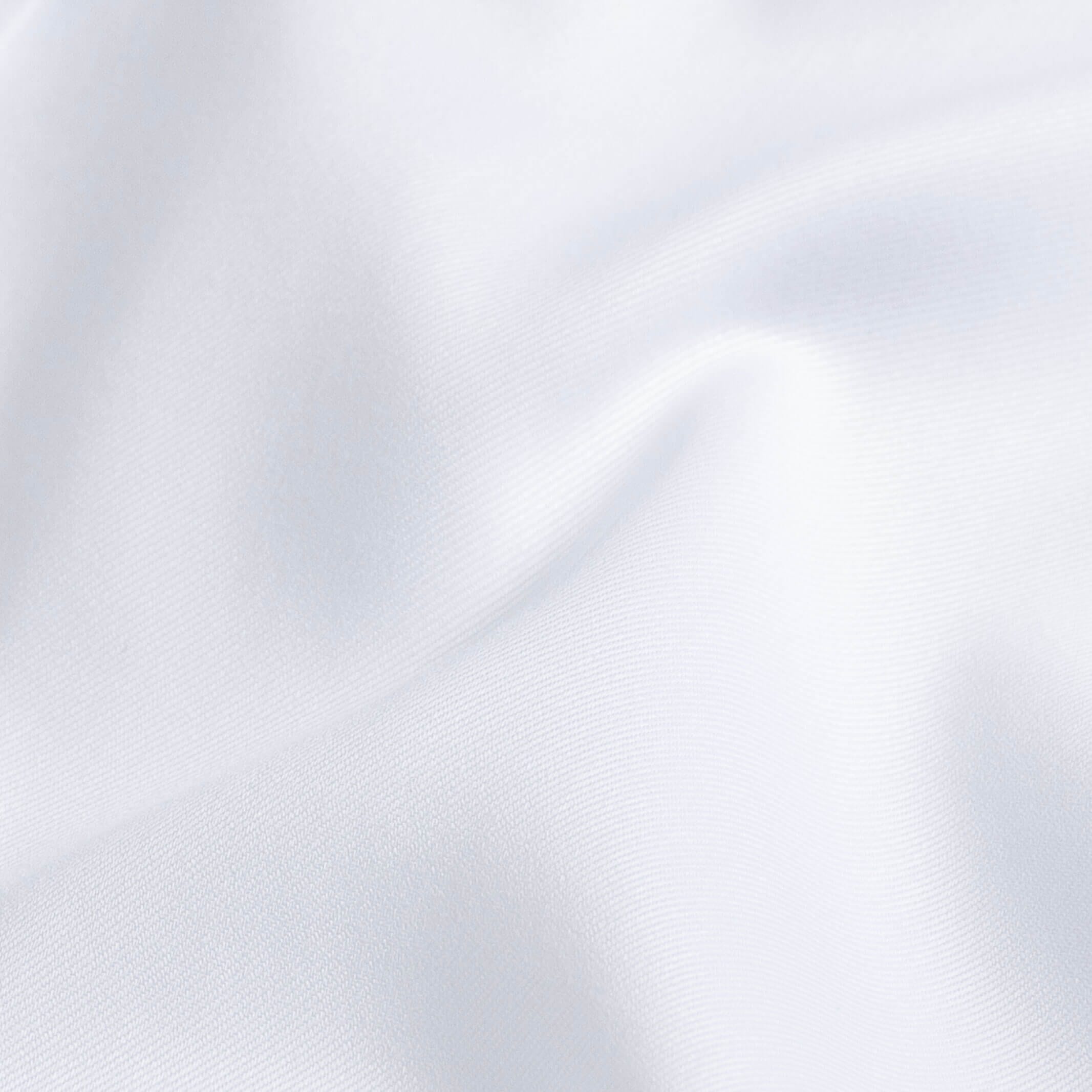 The White Sanders Non Iron Fine Twill with Navy Buttons Custom Shirt Custom Dress Shirt- Ledbury