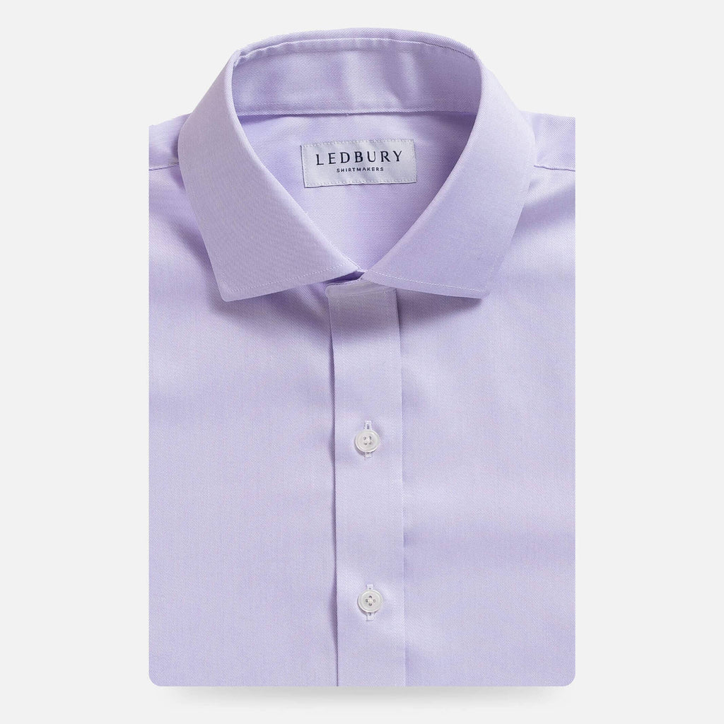 The Lavender Sanders Non Iron Fine Twill Custom Shirt Custom Dress Shirt- Ledbury